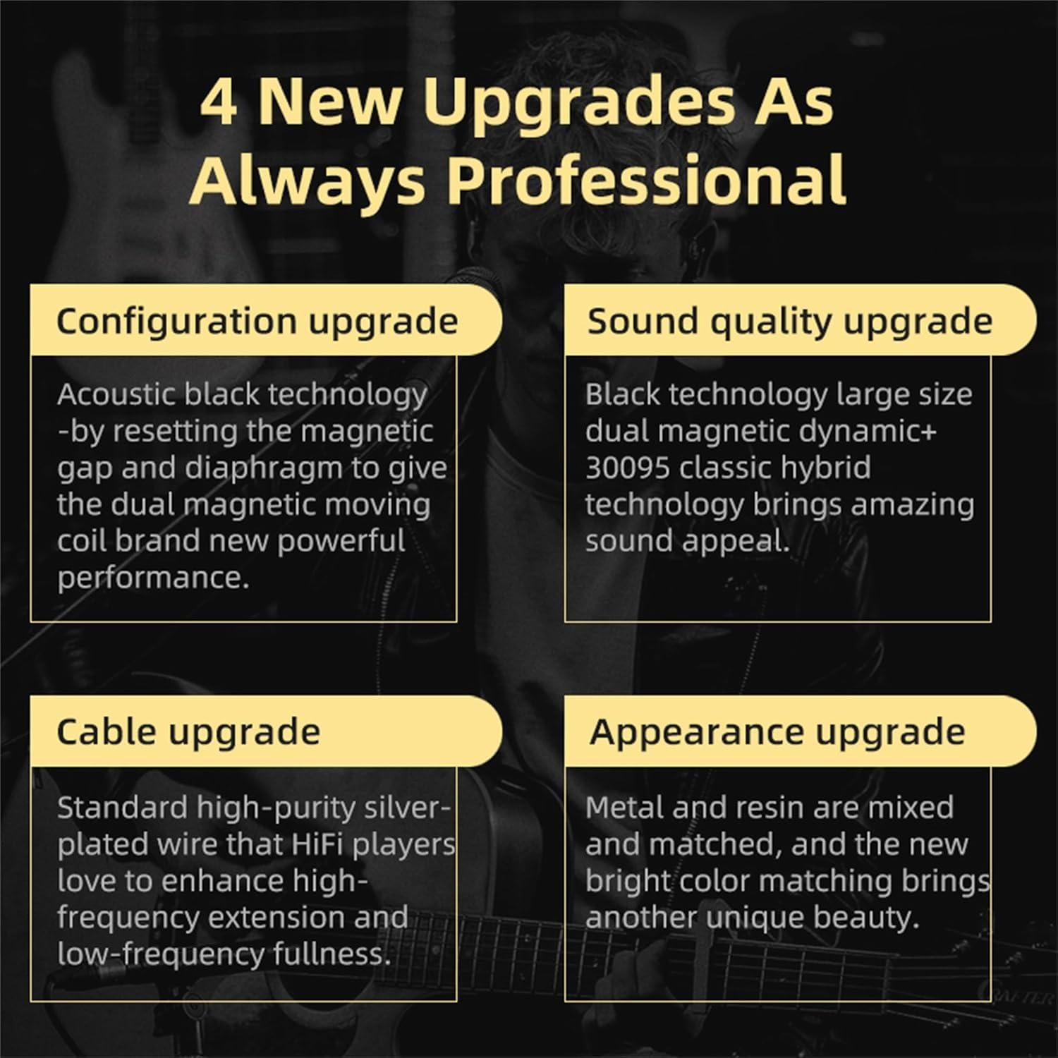 Auriculares Gaming KZ ZSN PRO X HiFi In Ear con Micrófono