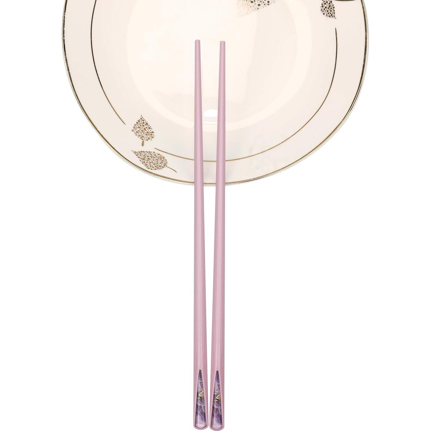 Set de 10 Palillos Reutilizables Auerllcy 24 cm Antideslizantes