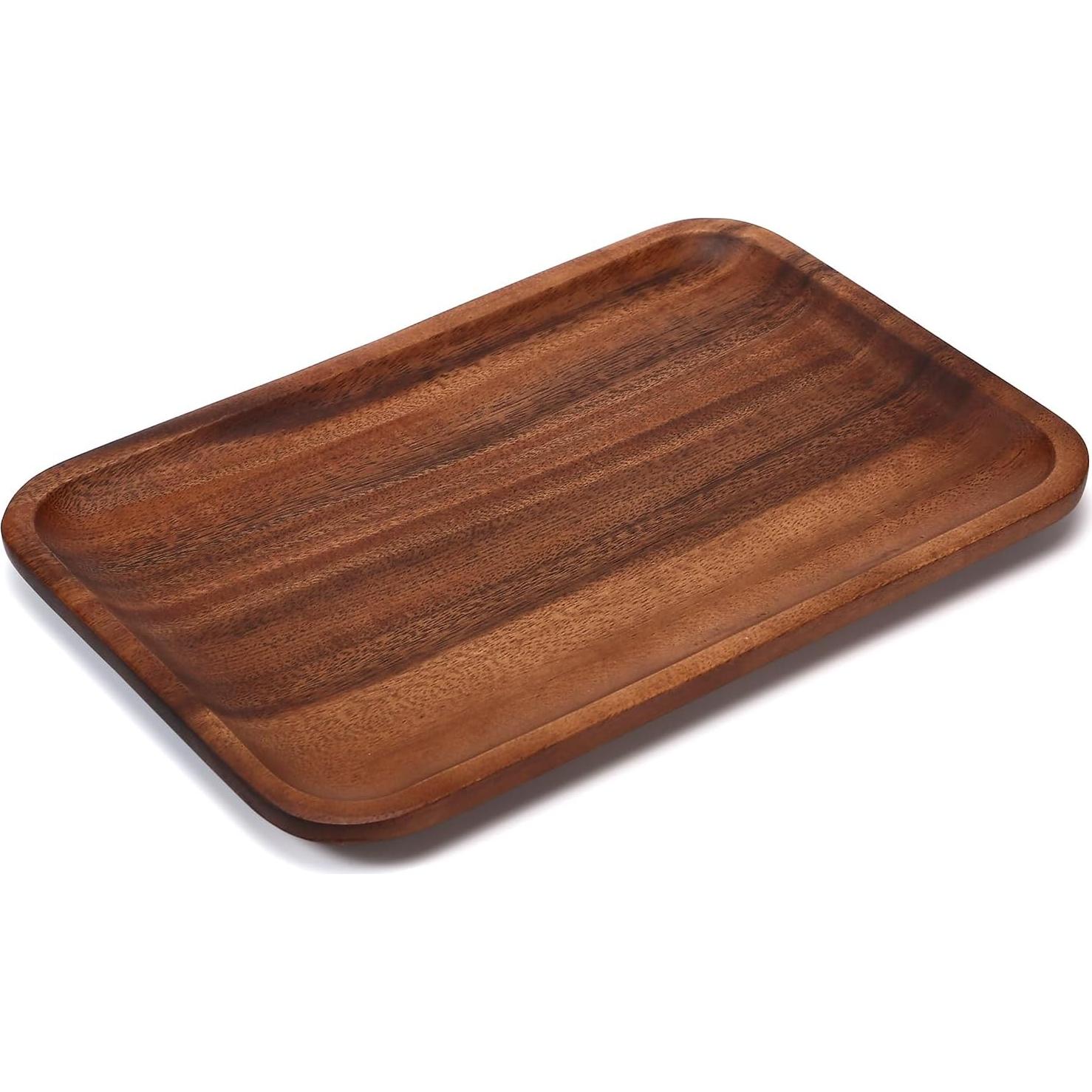 Bandeja de Valet de Madera de Acacia Velinjowy 30x20 cm