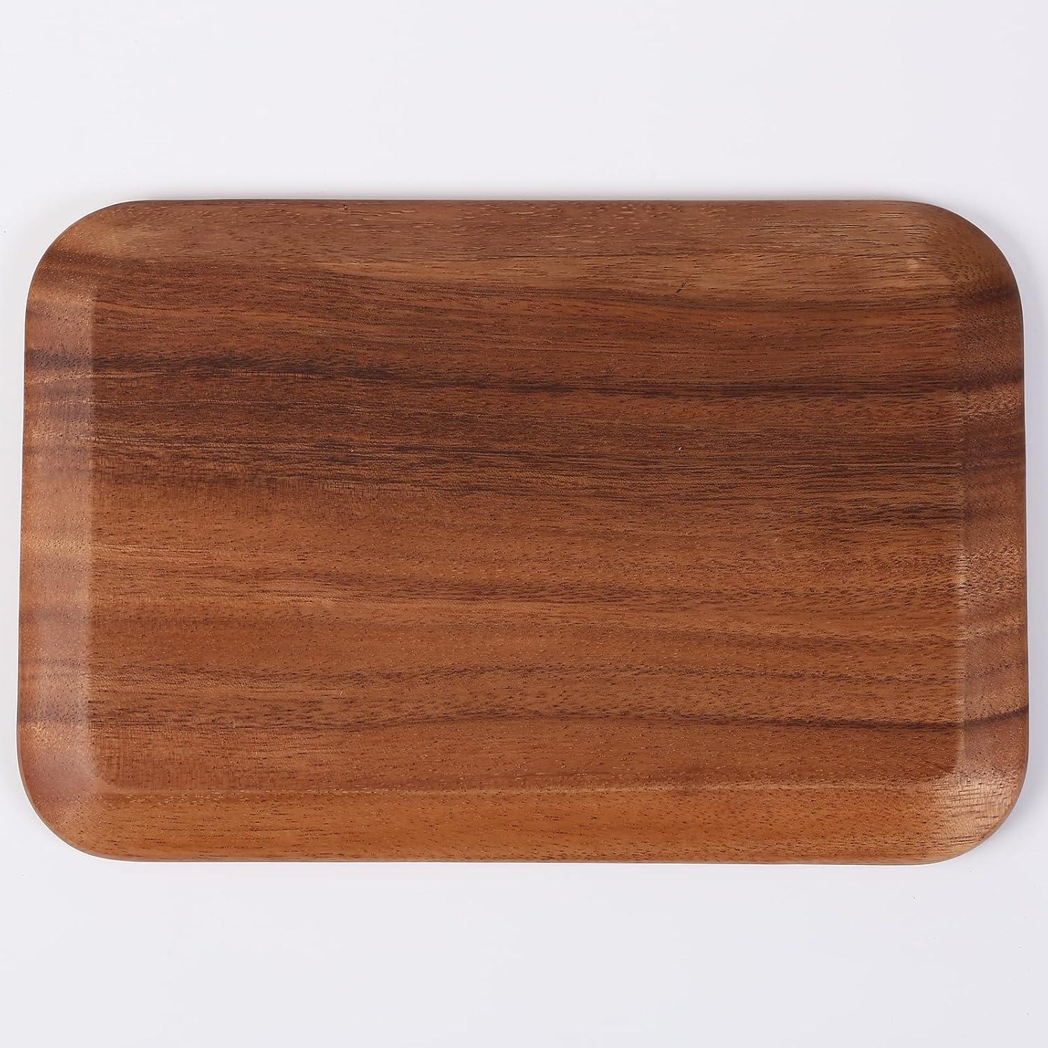 Bandeja de Valet de Madera de Acacia Velinjowy 30x20 cm