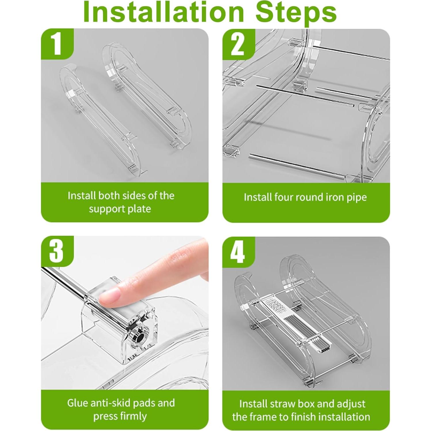 Organizador de Latas de Soda Foroyalife 2 Paquete 11 y 10 Latas