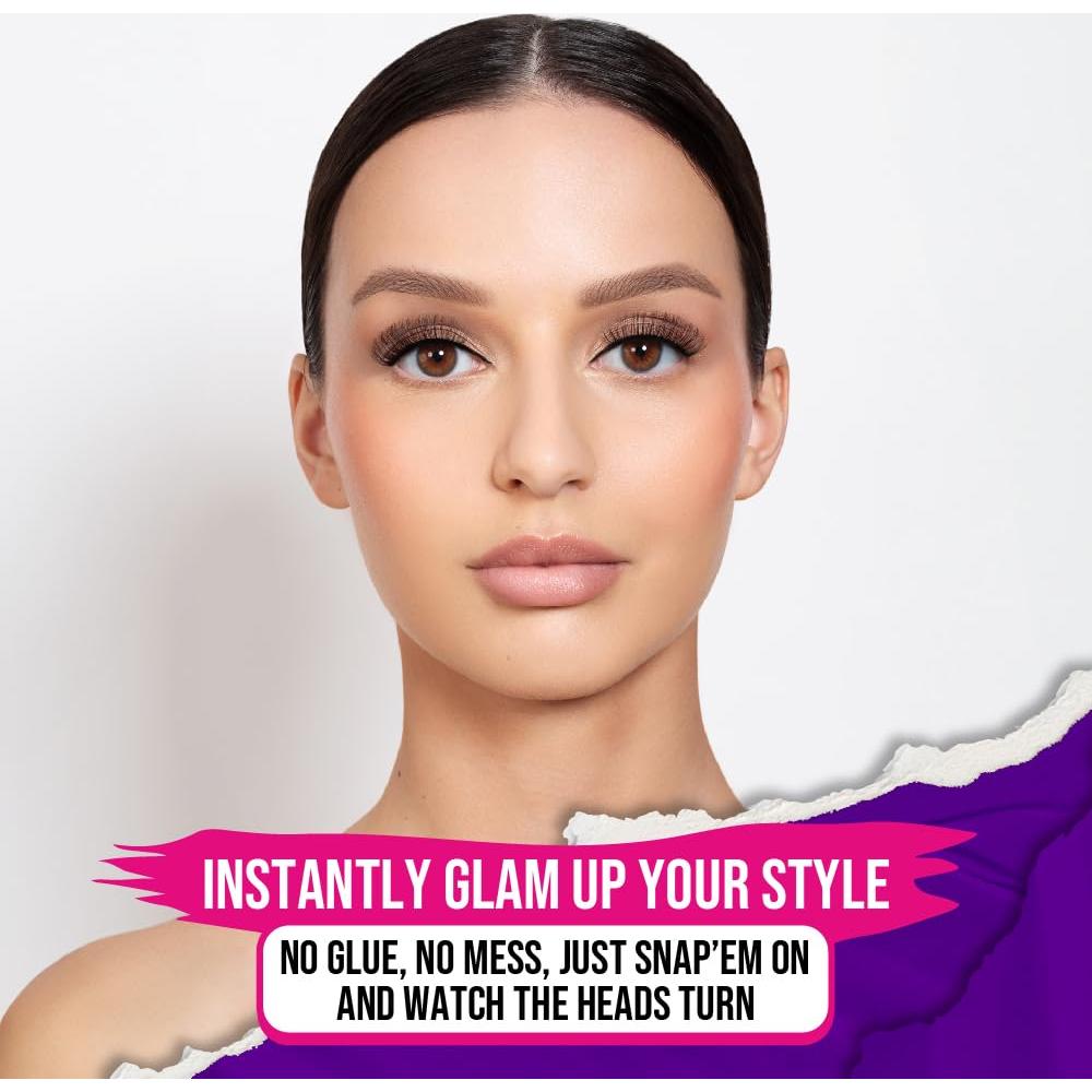 Pestañas Magnéticas Reutilizables Demasiado Caliente 1 Par