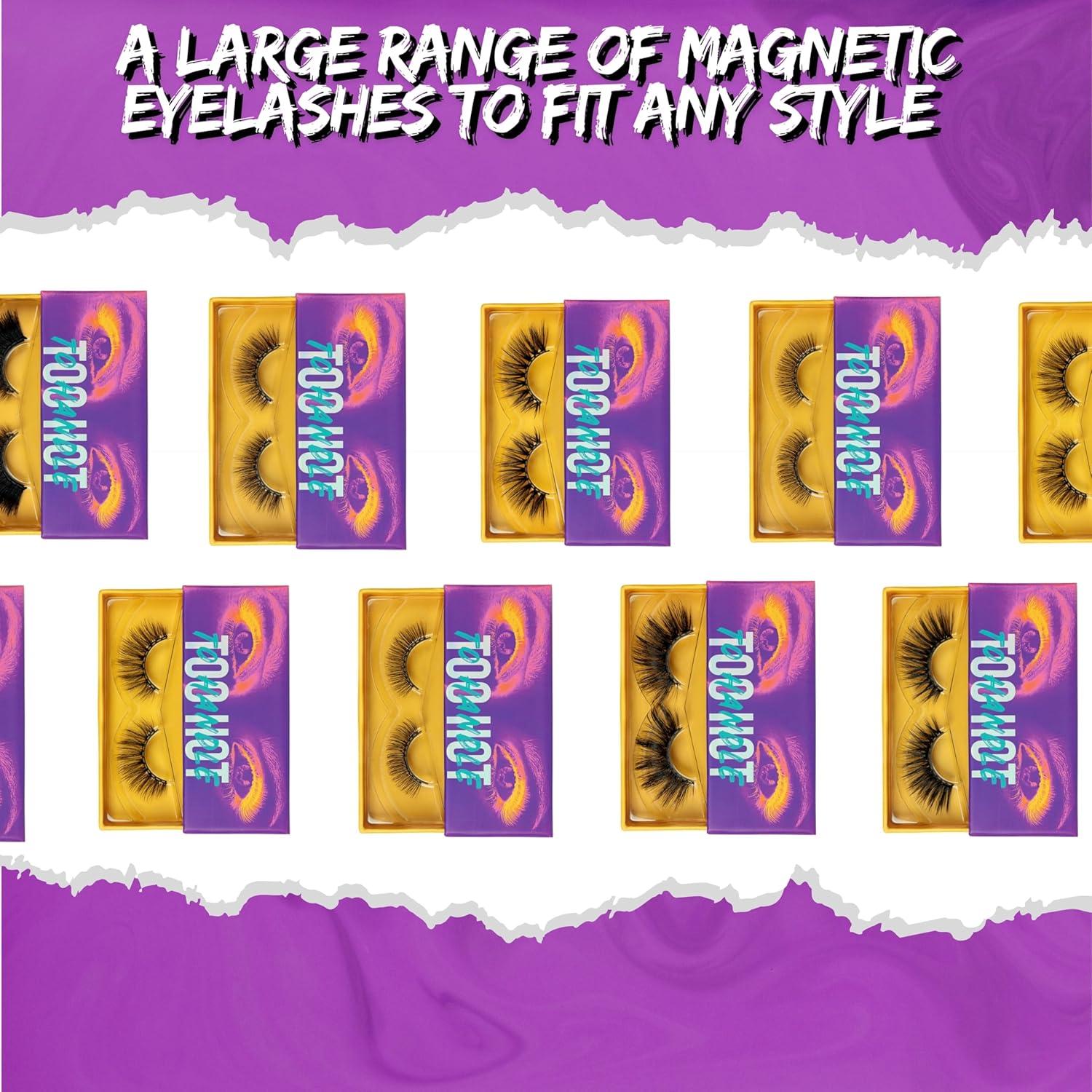 Pestañas Magnéticas Reutilizables Demasiado Caliente 1 Par