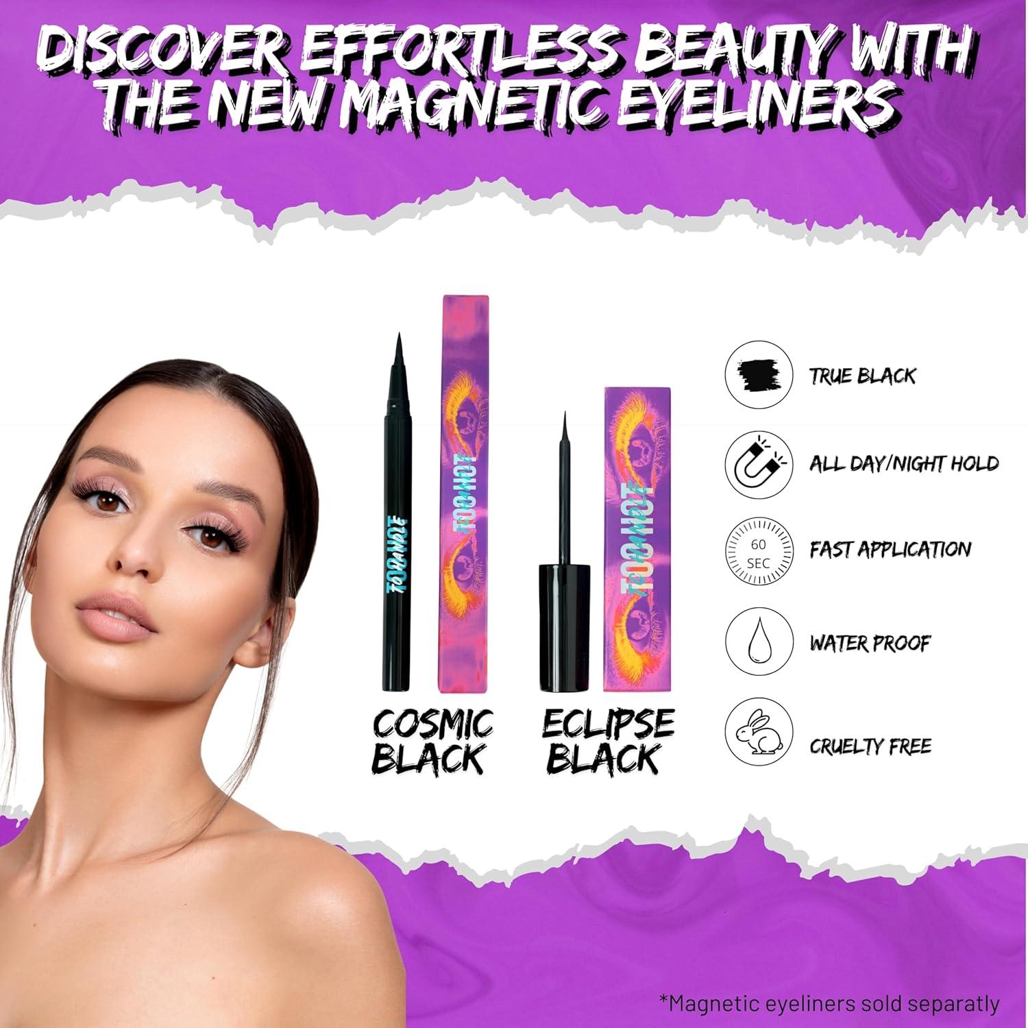 Pestañas Magnéticas Reutilizables Demasiado Caliente 1 Par