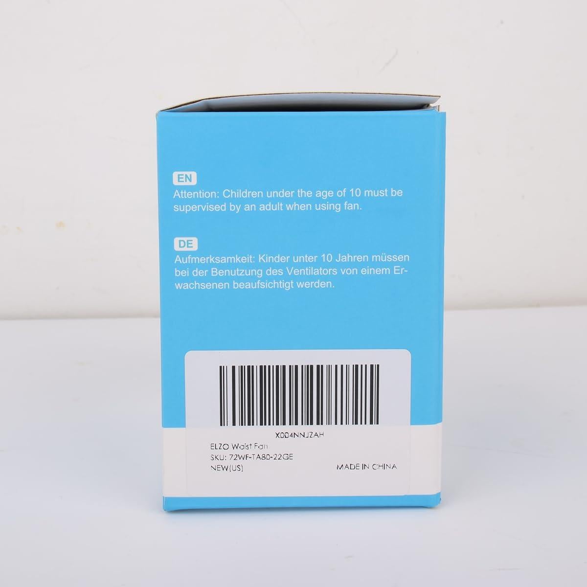 Ventilador Personal Portátil ELZO 10000mAh 5 Velocidades