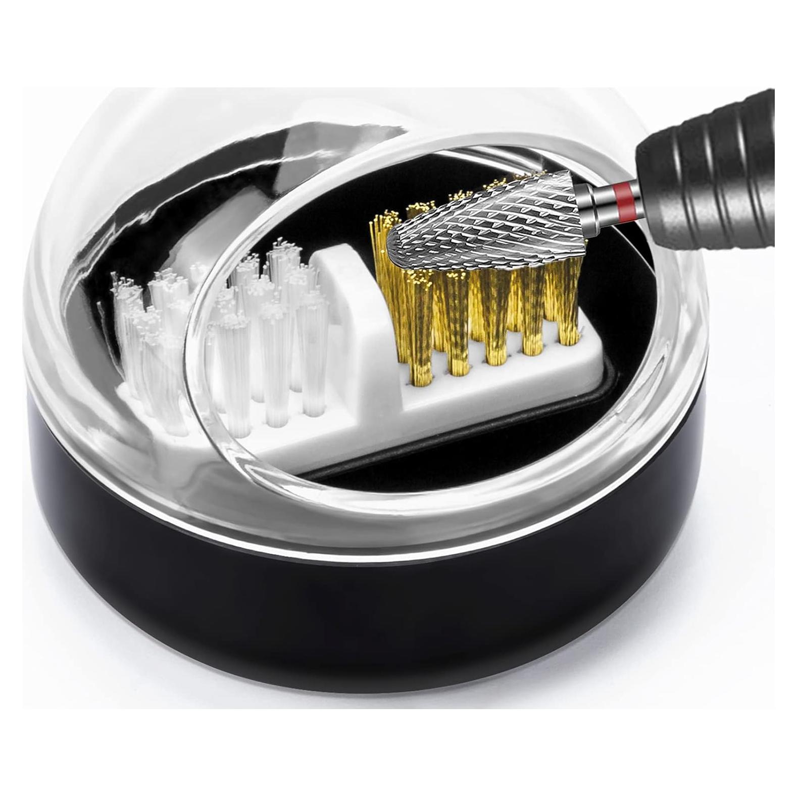 Estuche limpiador de brocas de taladro HiANNE NBC-02, negro