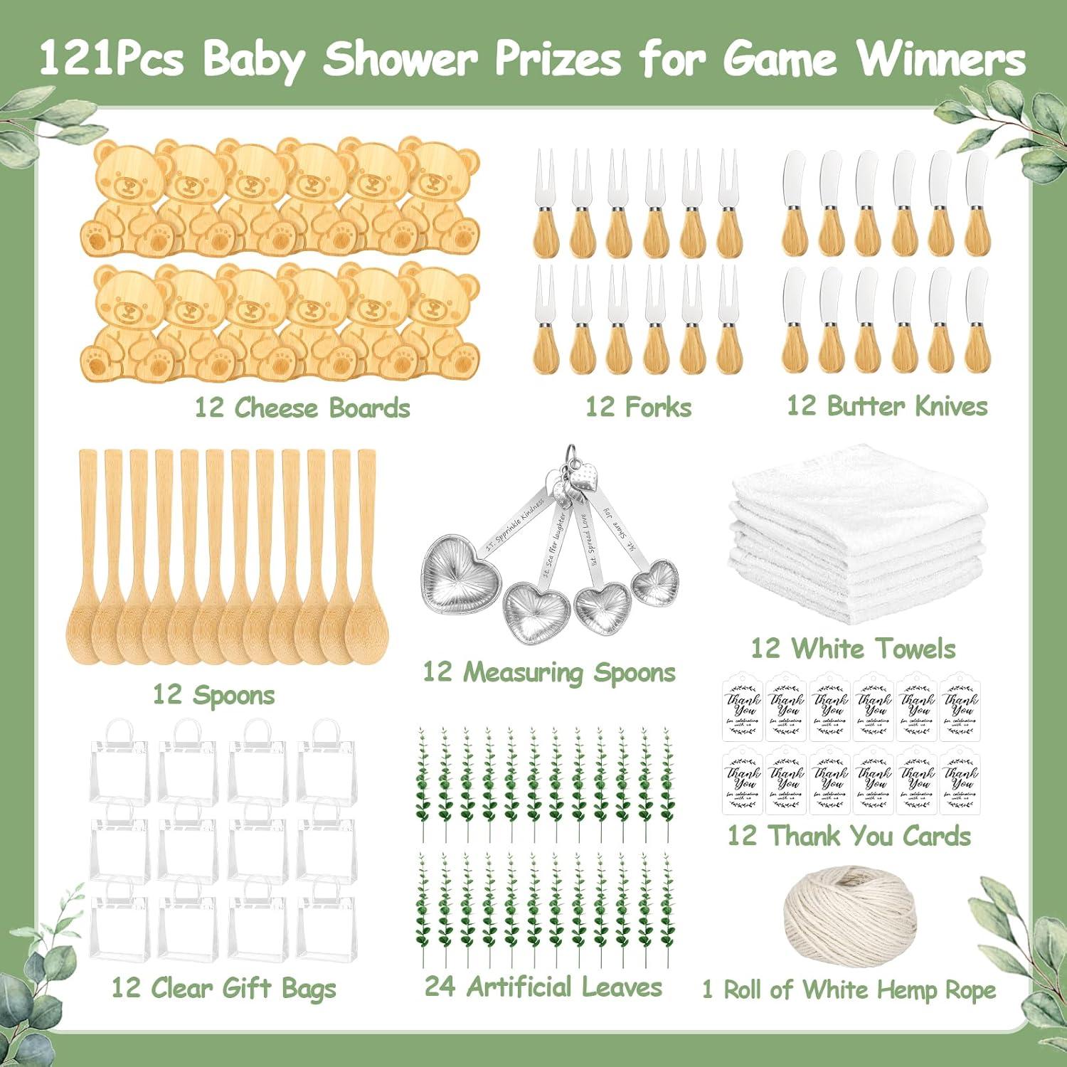 121 Piezas Premios Baby Shower wxfdac Oso - Utensilios y Regalos