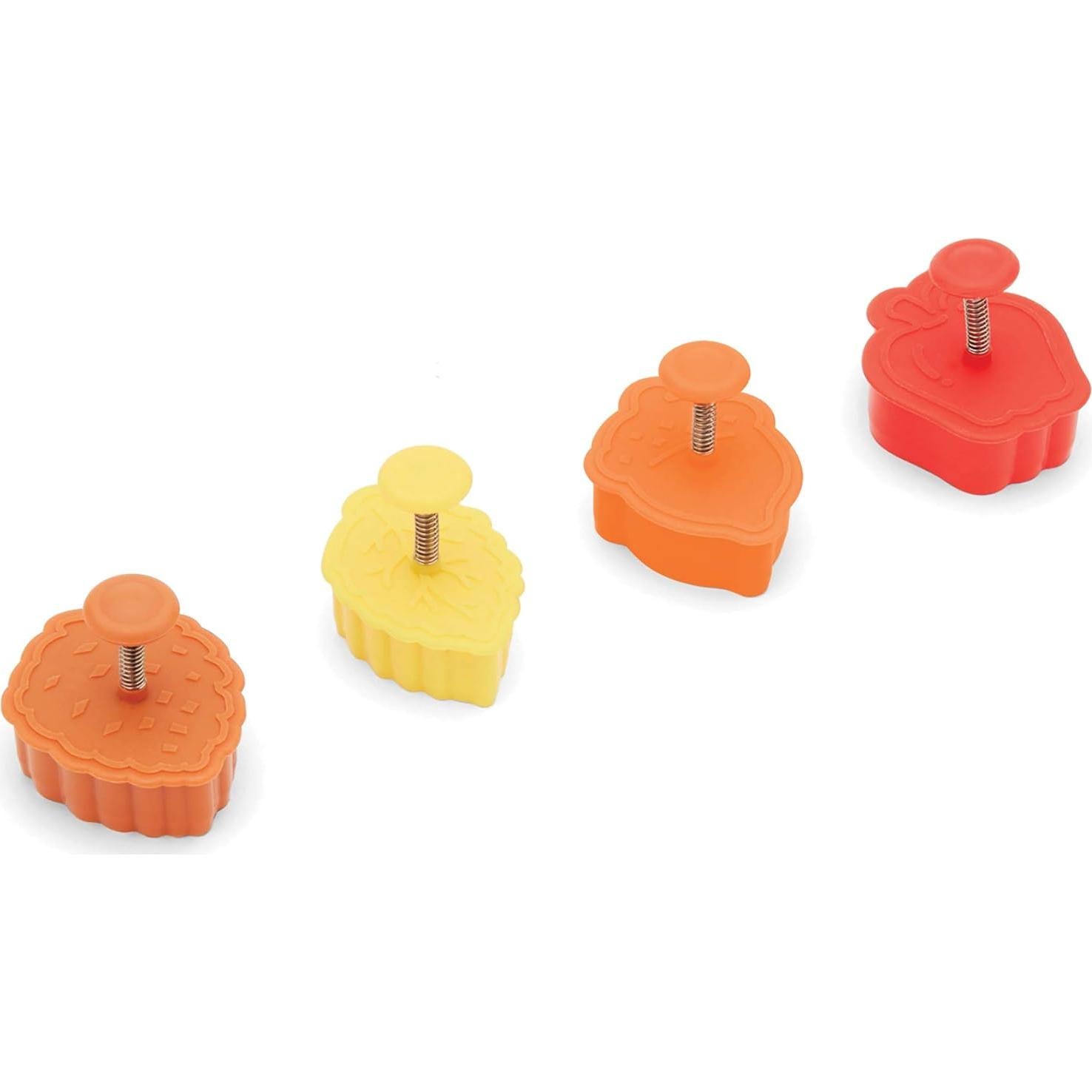 Set de 4 Cortadores de Galleta Fox Run Hojas de Otoño 5.72 cm