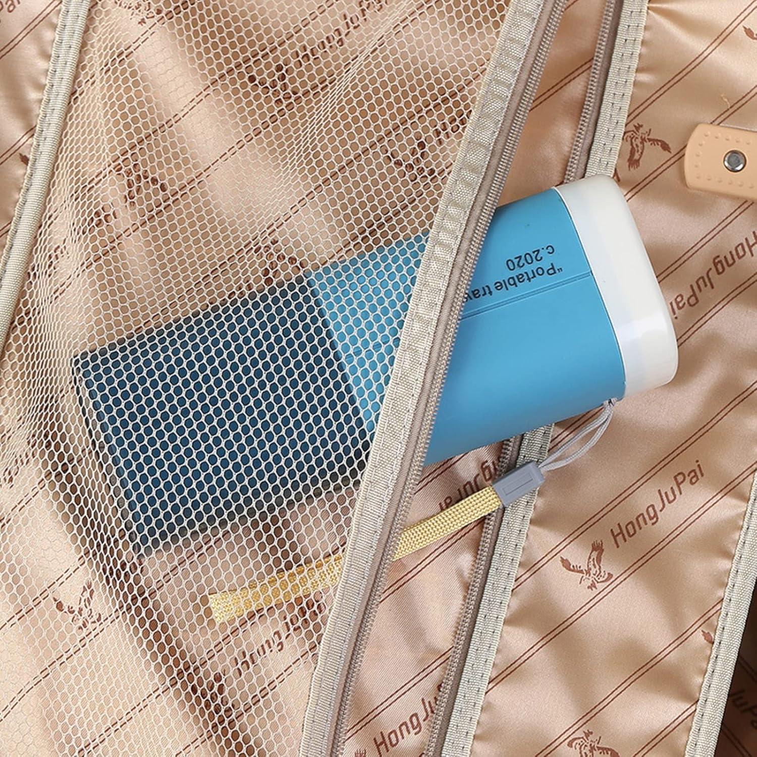 Estuche de Cepillo de Dientes de Viaje Rmannke Azul 4 en 1