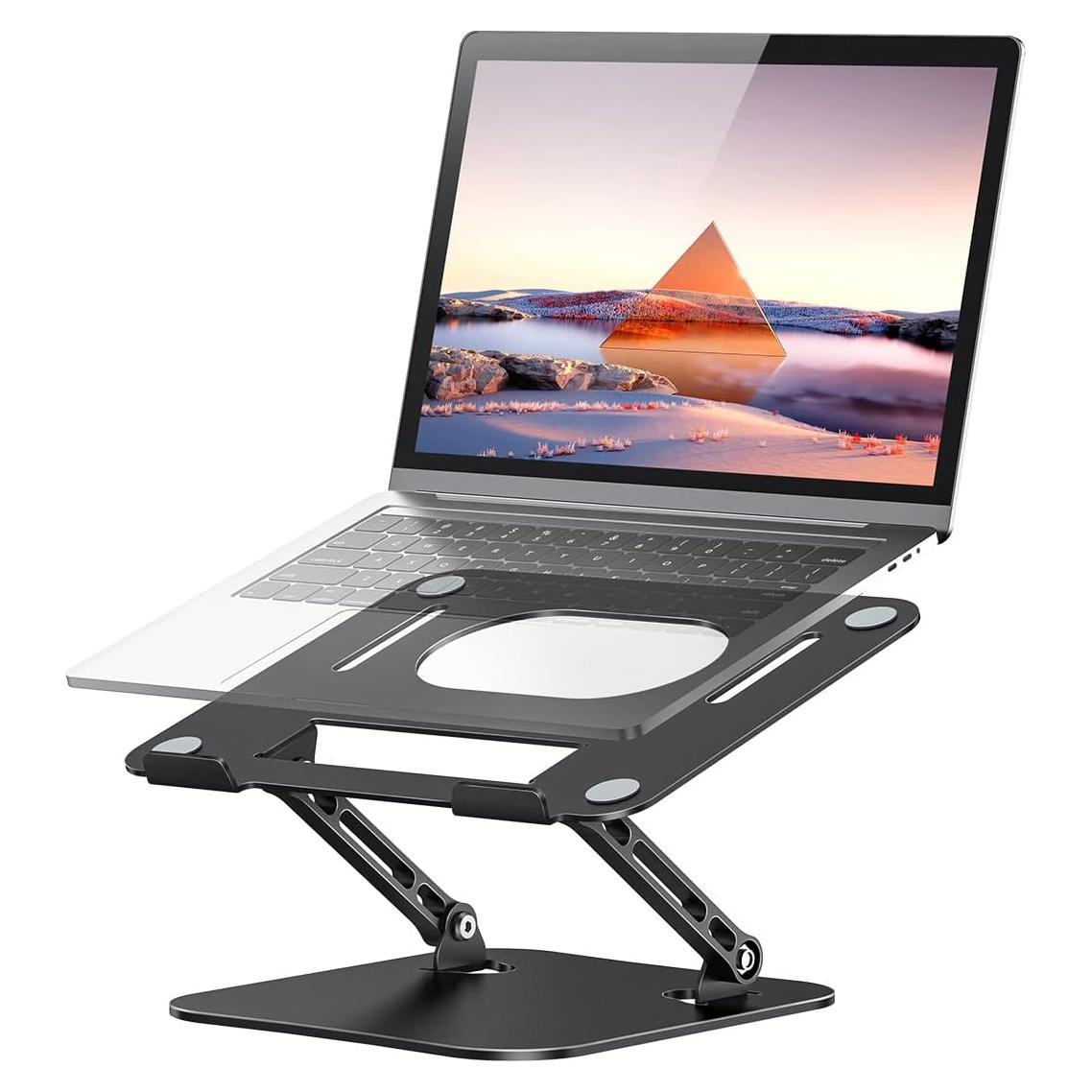 Soporte Ajustable para Laptop JOIOT Plegable Negro 11-16"