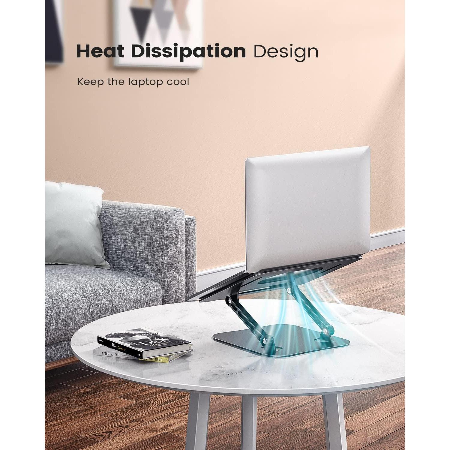 Soporte Ajustable para Laptop JOIOT Plegable Negro 11-16"