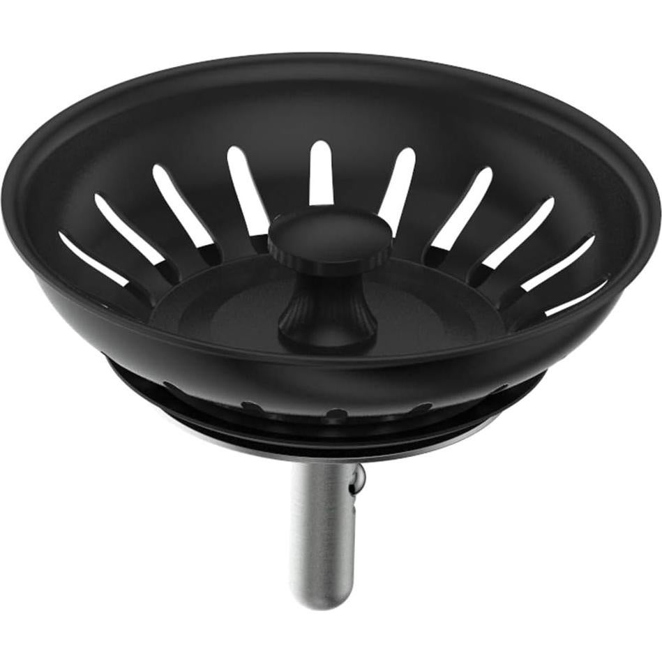 Colador de Fregadero KANARY Acero Inoxidable 8.89 cm Negro Mate