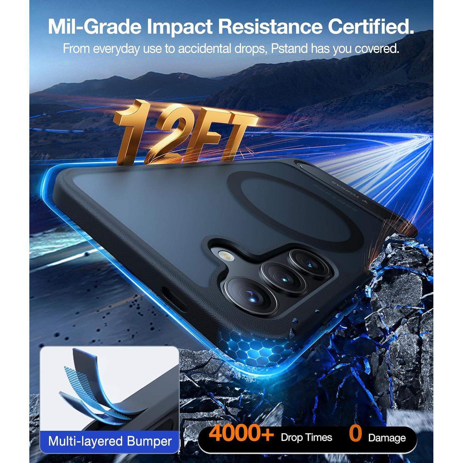 Soporte Magnético TORRAS para Funda Samsung Galaxy S24 Negro