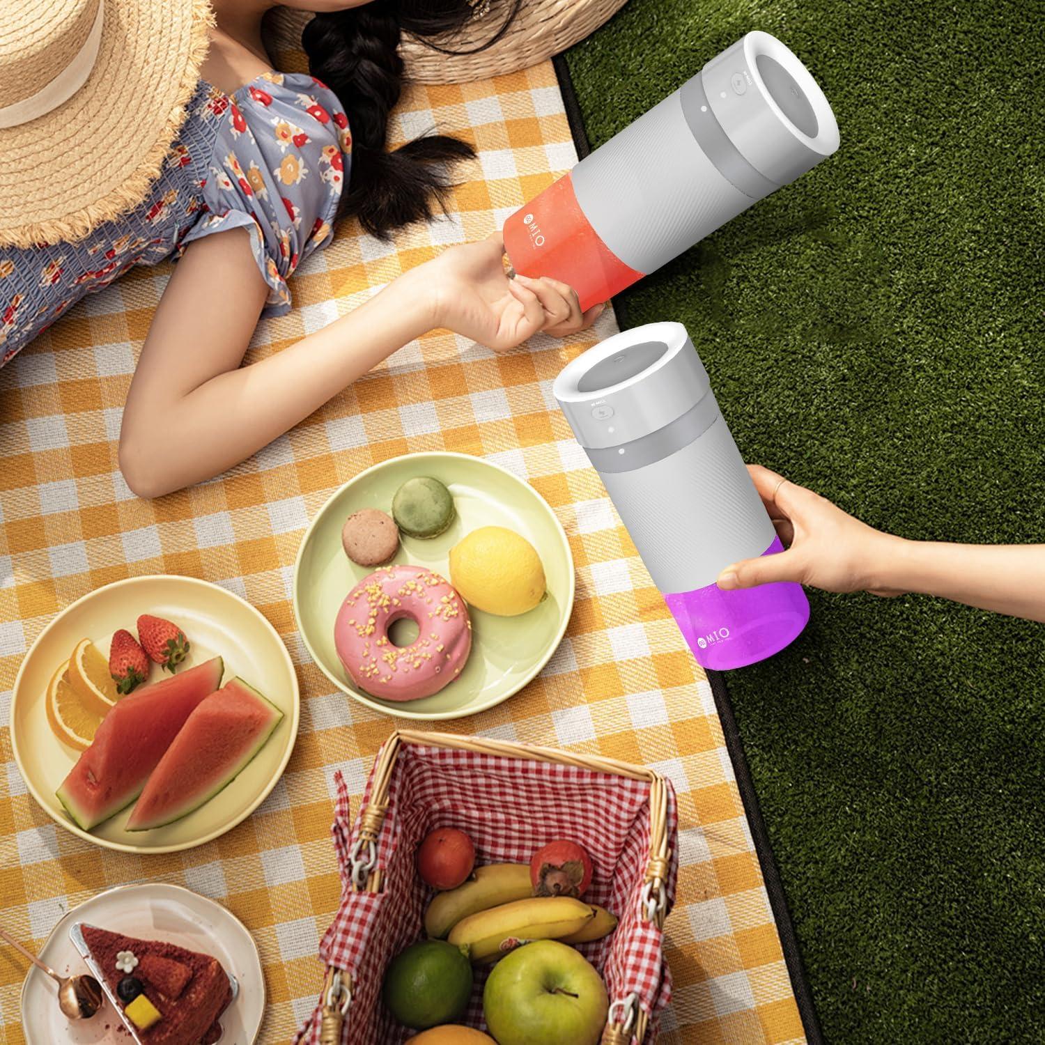 Licuadora Portátil MIO SJ-1001 300 mL Recargable USB-C Gris