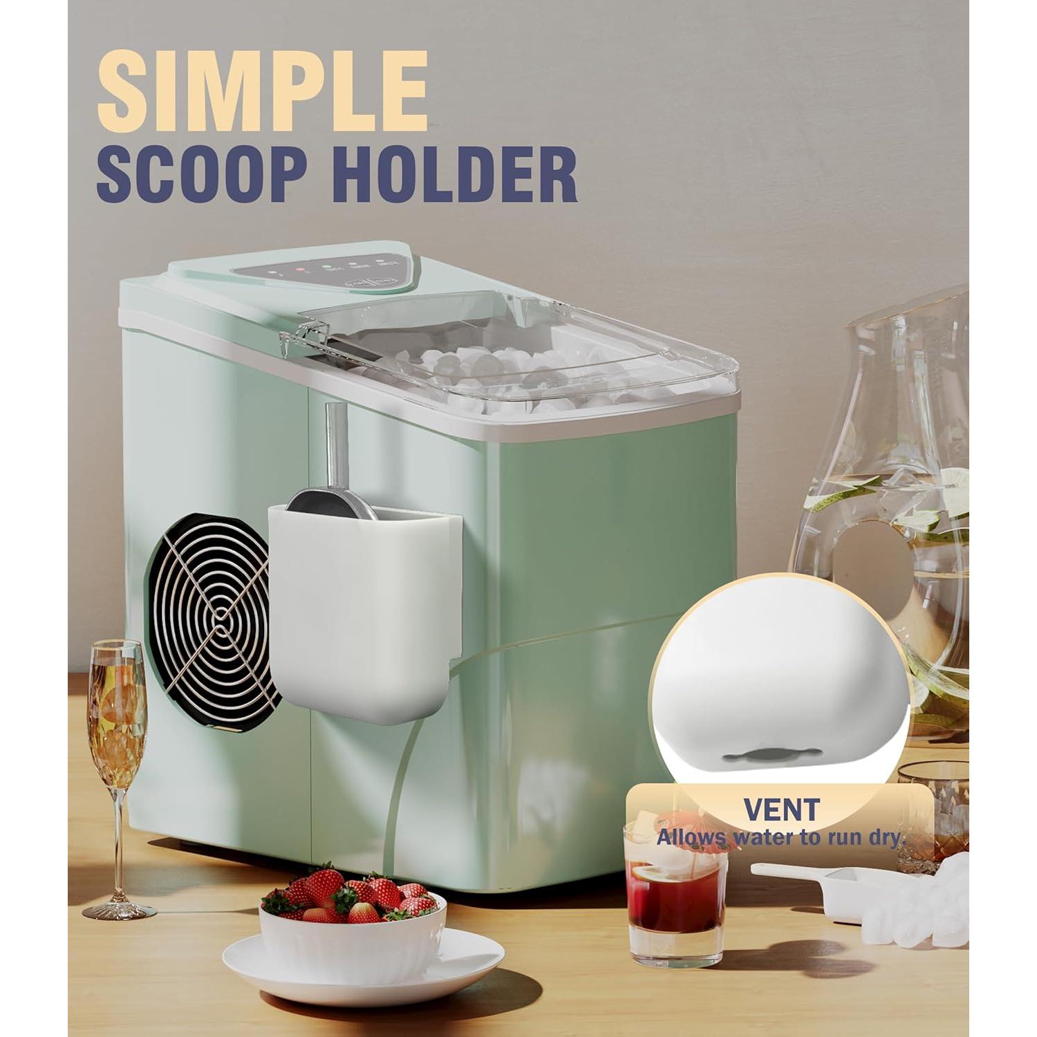 Soporte para cuchara de hielo Neepanda autoadhesivo 9x5 cm