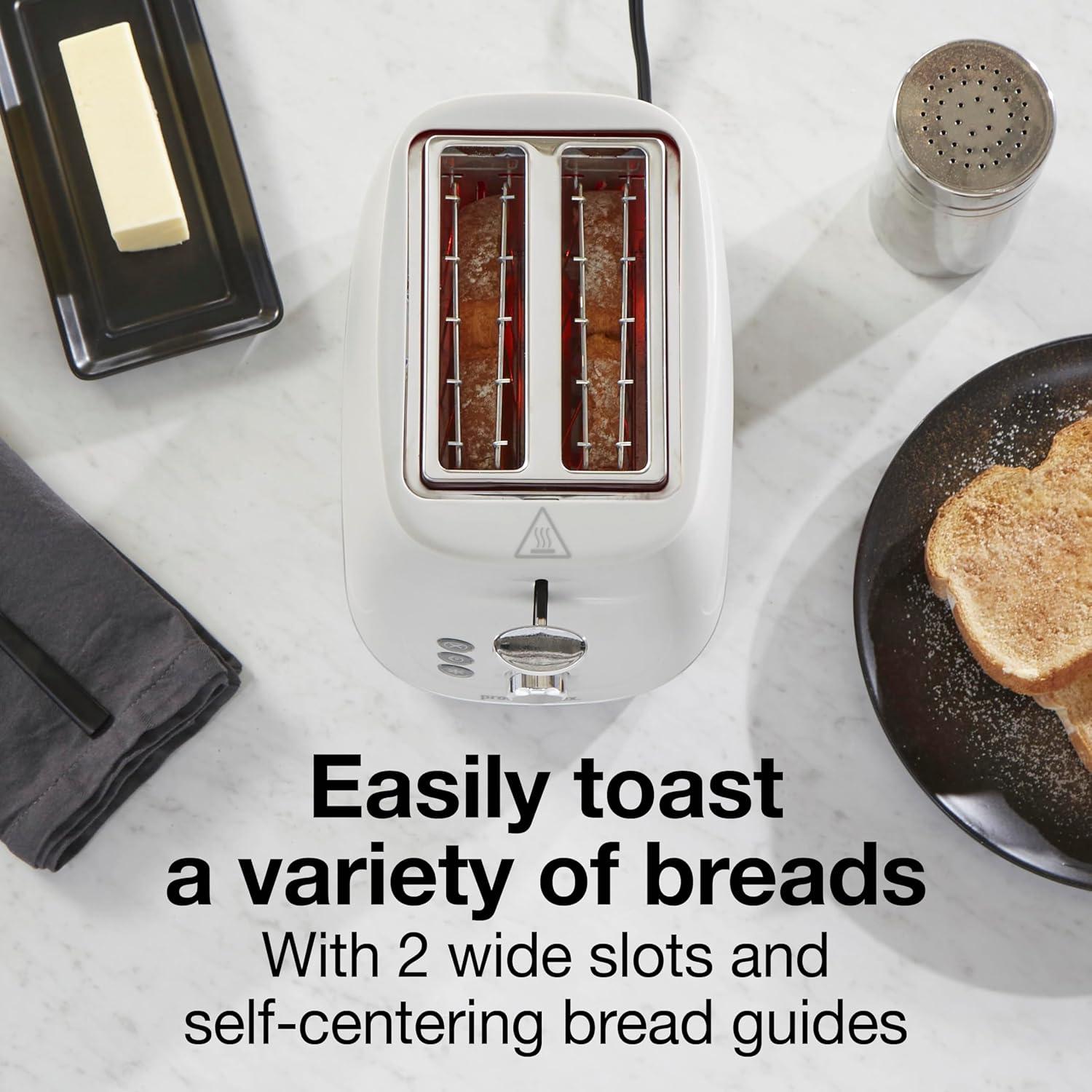 Tostadora Proctor Silex 2 Rebanadas Blanco Avena 700W