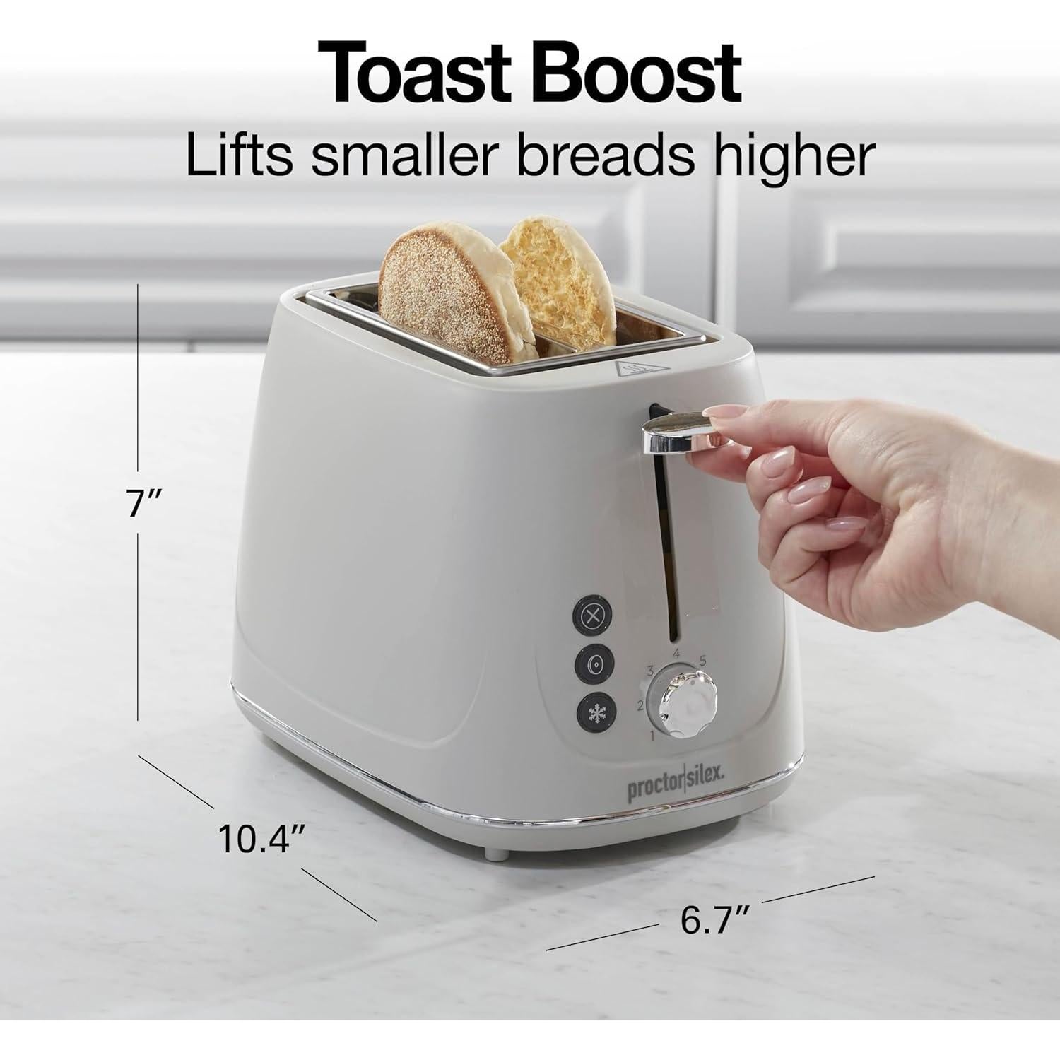 Tostadora Proctor Silex 2 Rebanadas Blanco Avena 700W