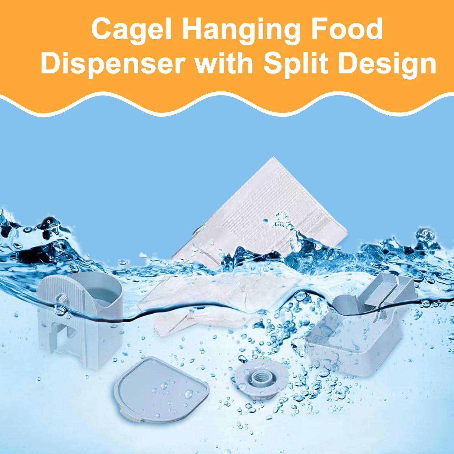 Dispensador Automático de Comida para Mascotas Famiever 1.6L Azul