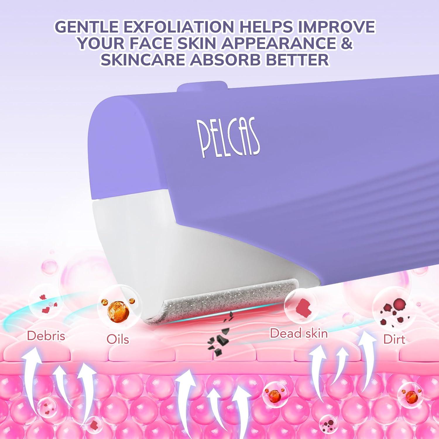 Herramienta Eléctrica Dermaplaning PELCAS 2 en 1 con Luz LED