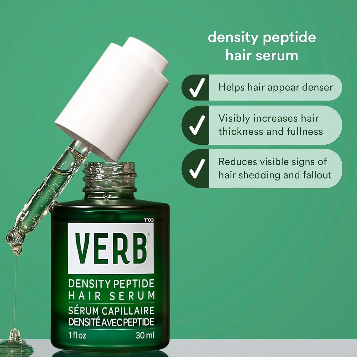 Suero de Péptidos de Densidad VERB 30 ml - Aumenta Volumen y Brillo