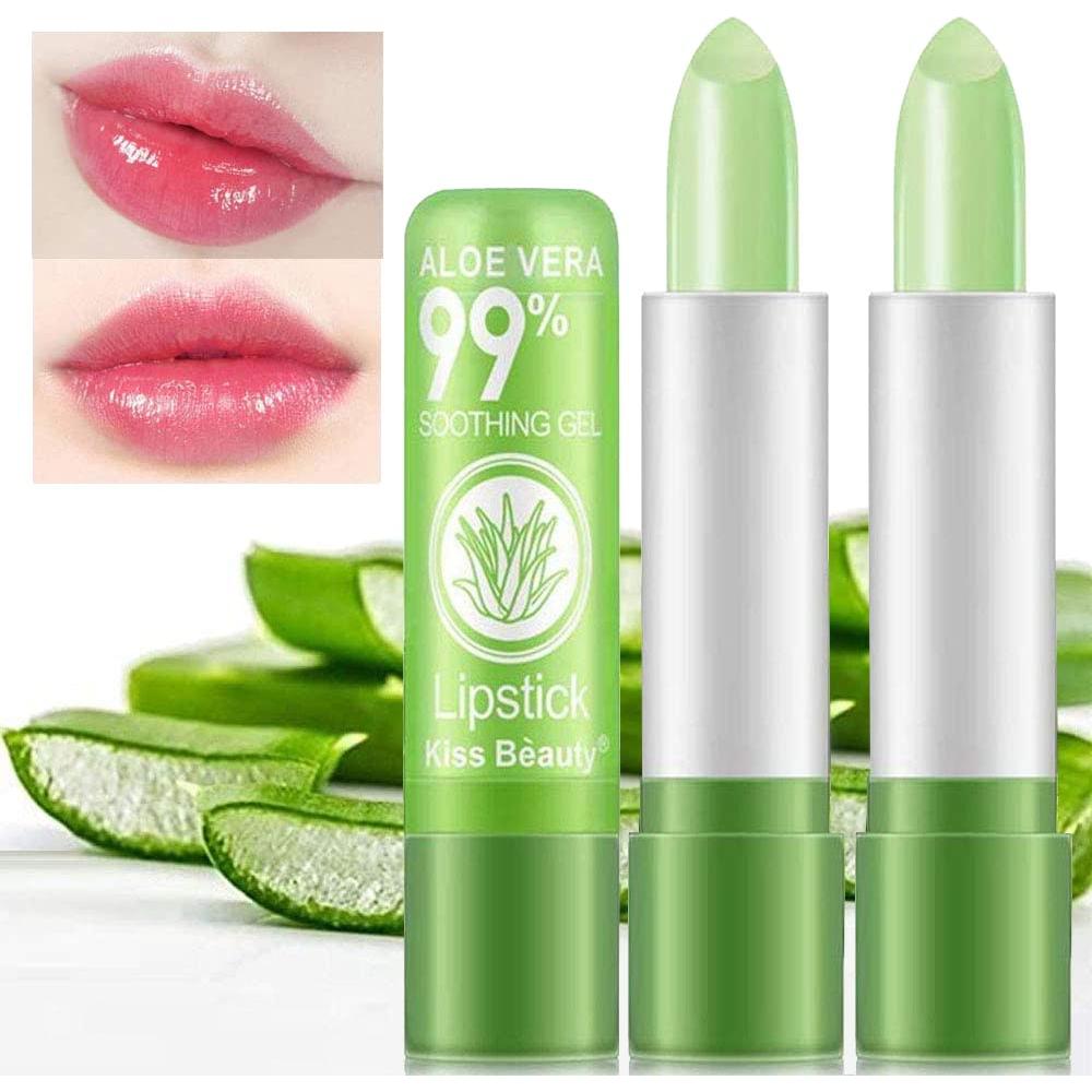 Brillo Labial Firstfly Aloe Vera Hidratante Cambio de Color
