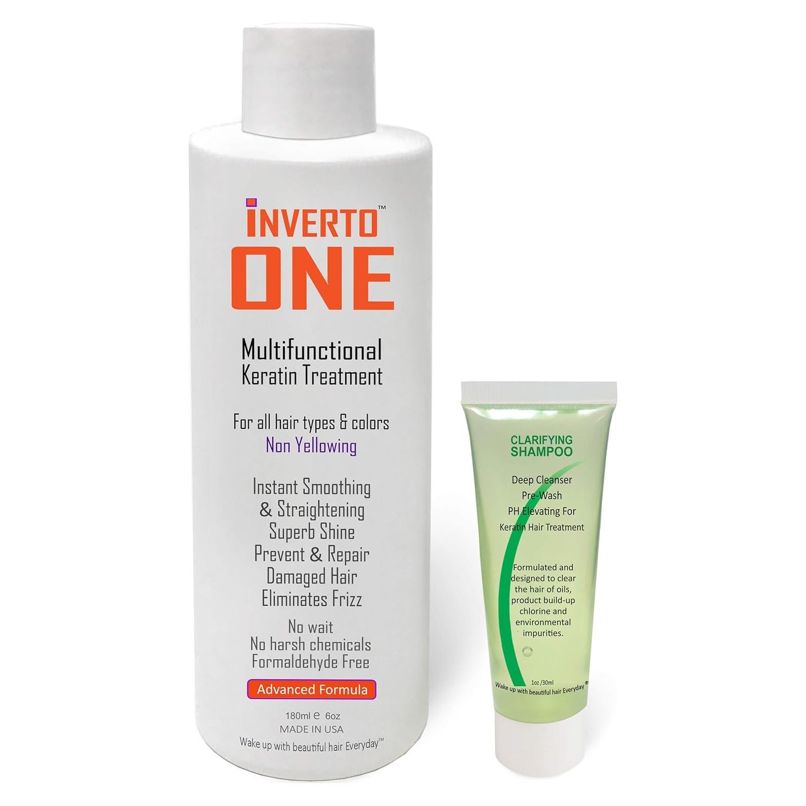 Kit de Alisado Brasileño INVERTO ONE 180ml Libre de Formaldehído