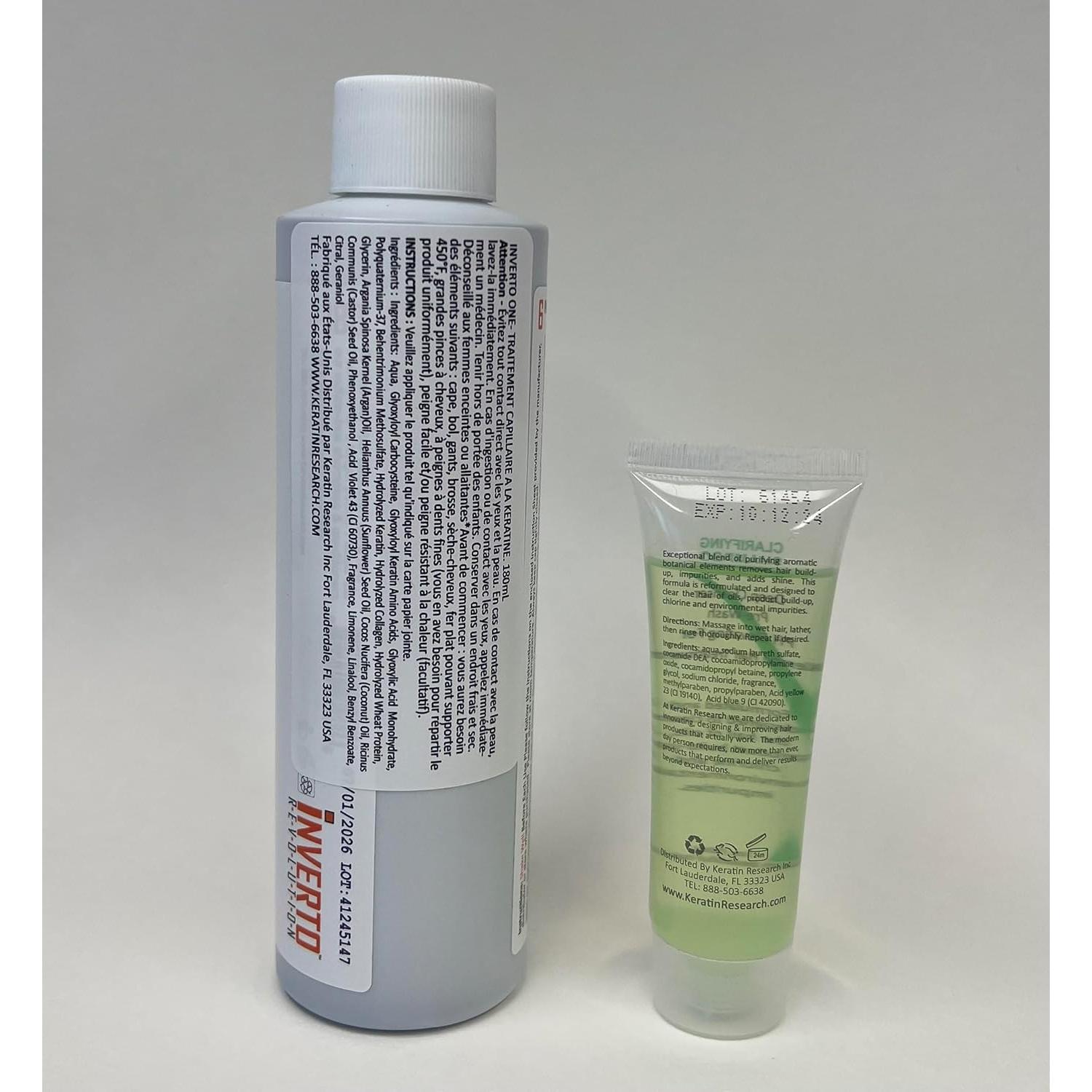 Kit de Alisado Brasileño INVERTO ONE 180ml Libre de Formaldehído