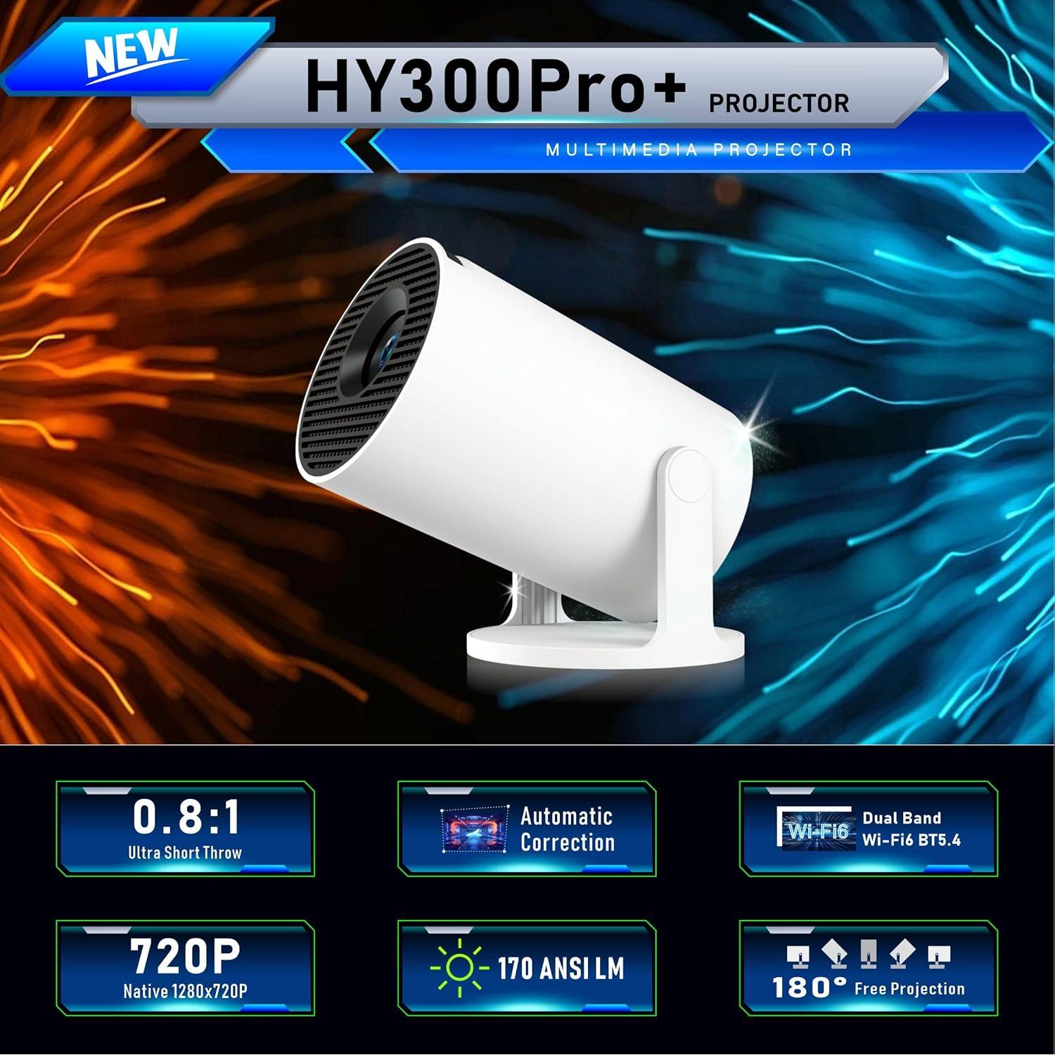 Proyector Mini Portátil Crelander HY300Pro+ 720P WiFi 6
