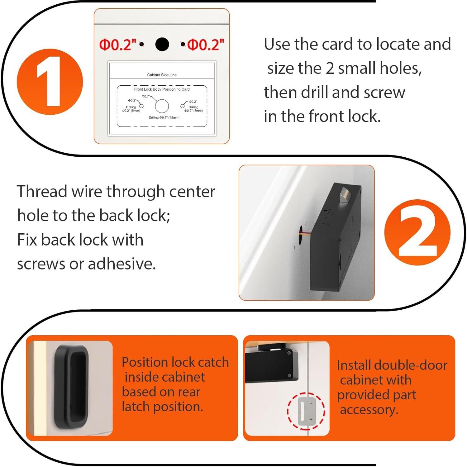 Cerradura Inteligente eLinkSmart YL-F31H RFID para Cajones