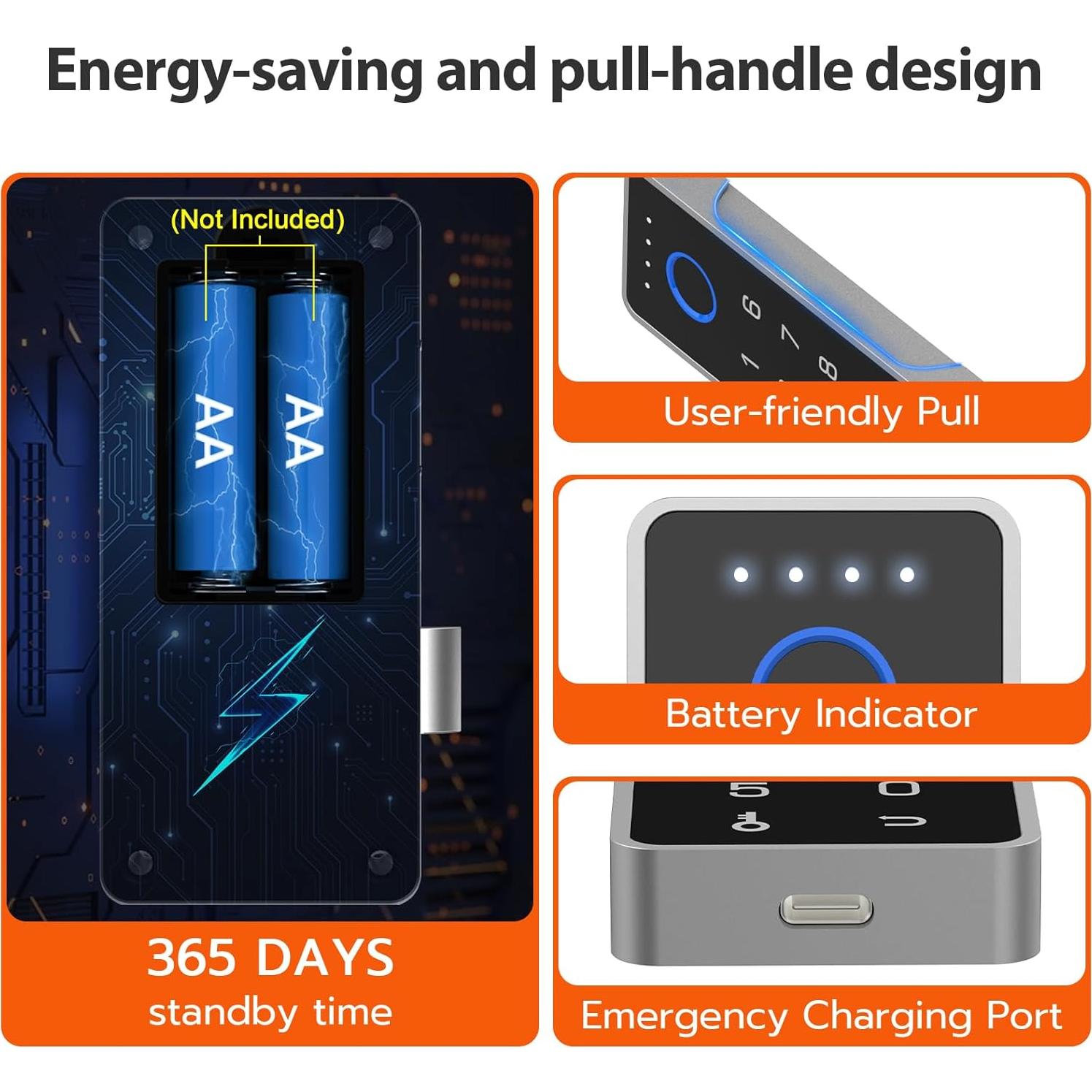 Cerradura Inteligente eLinkSmart YL-F31H RFID para Cajones