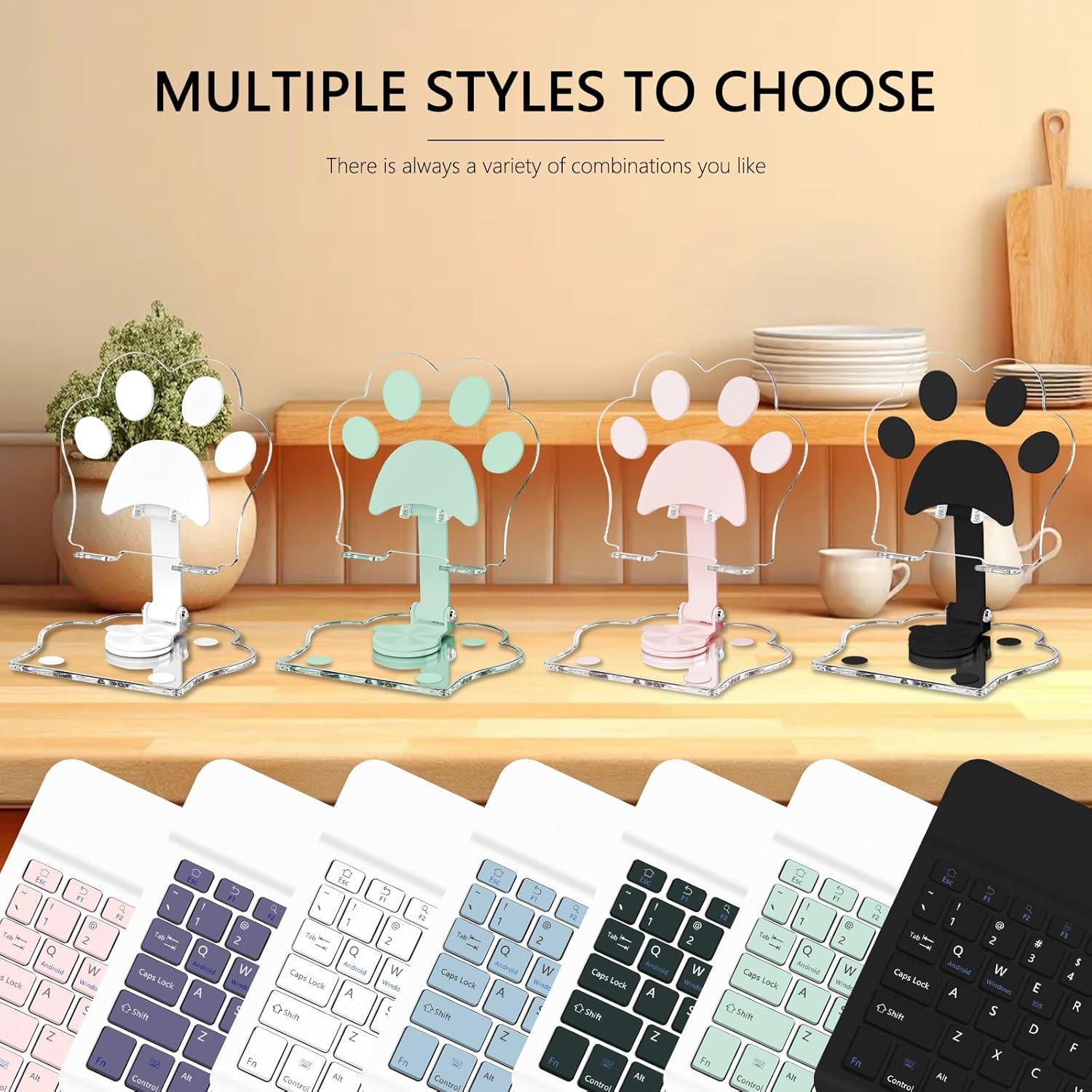 Teclado Bluetooth TopPerfekt Negro Plegable y Ajustable