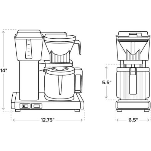 Cafetera Technivorm Moccamaster KBGV Select 10 Tazas Juniper