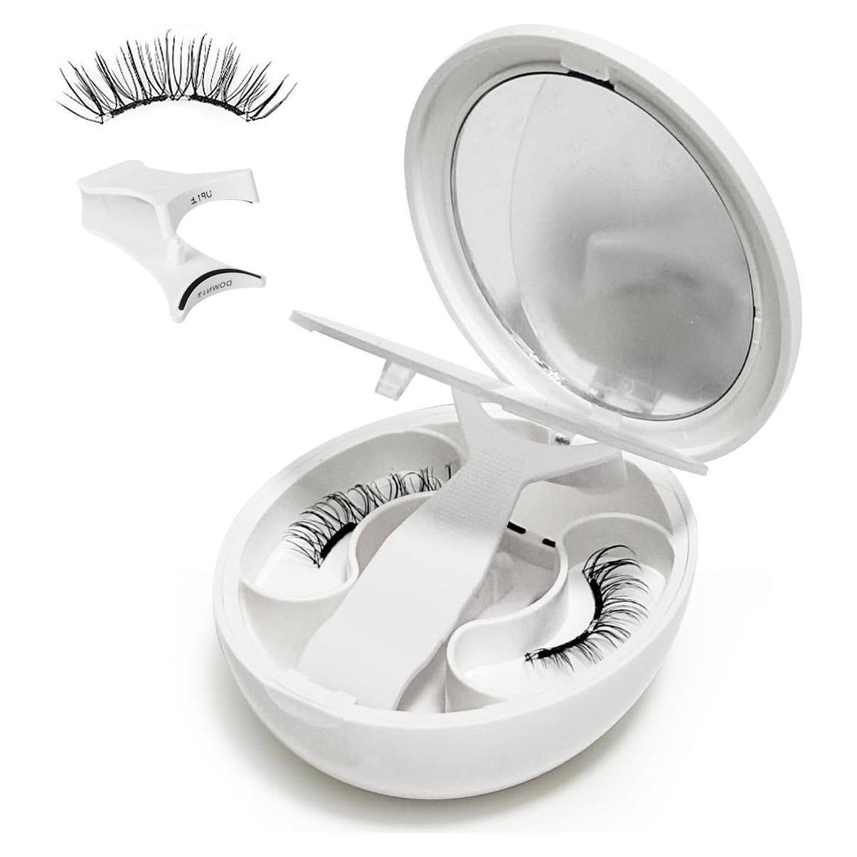 Pestañas Magnéticas Greoil Reutilizables con Aplicador - Negro