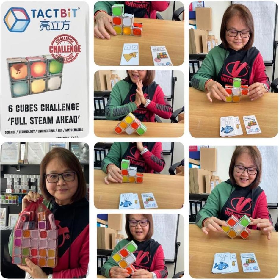 Bloques Magnéticos Tactbit - Juego de 12 Piezas STEAM 0.45 kg