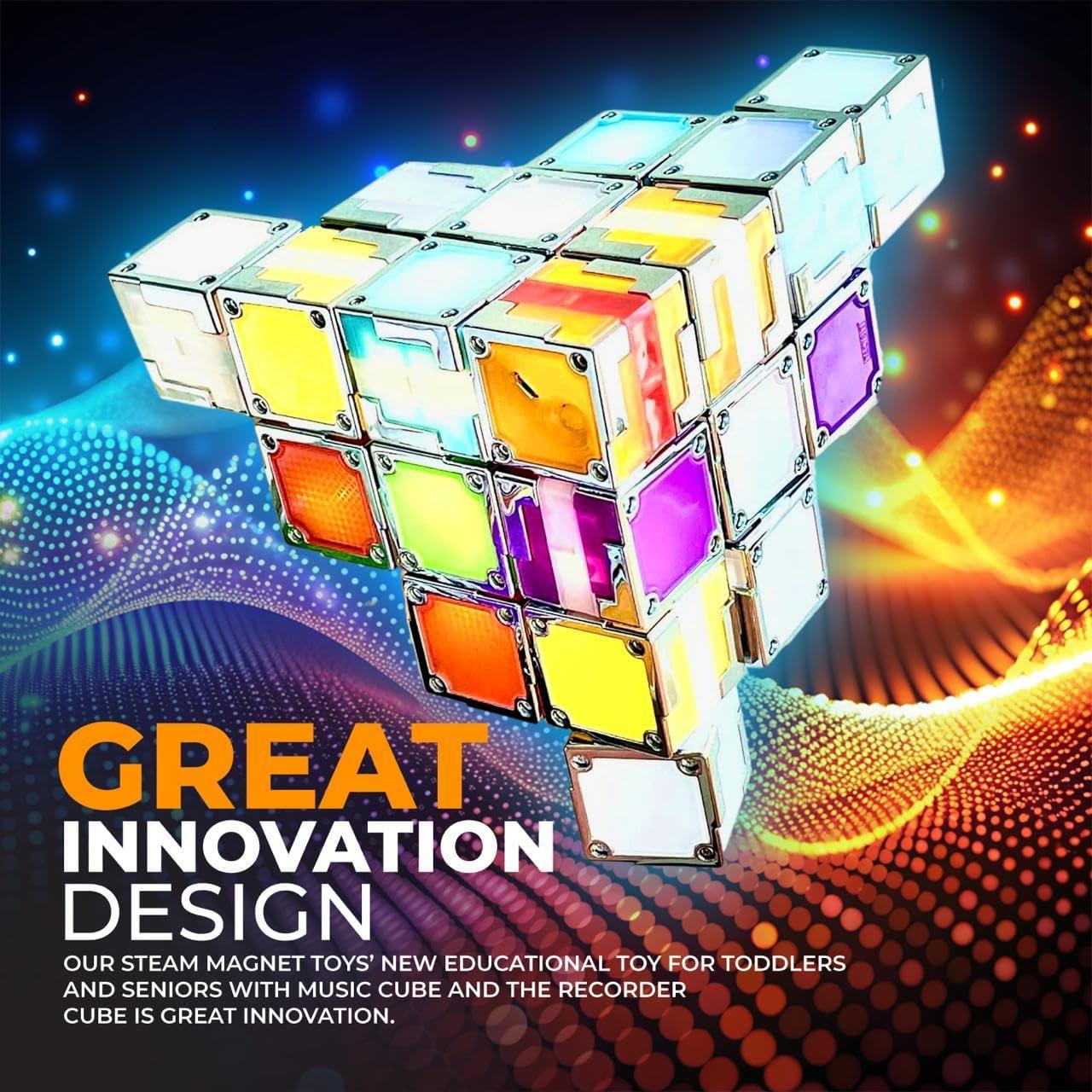 Bloques Magnéticos Tactbit - Juego de 12 Piezas STEAM 0.45 kg