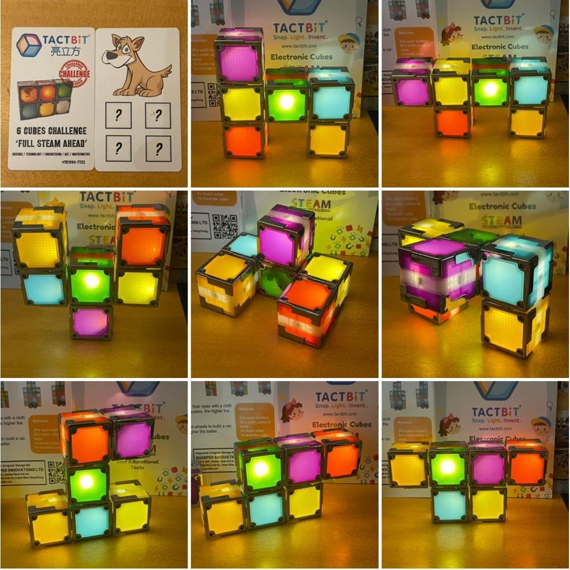 Bloques Magnéticos Tactbit - Juego de 12 Piezas STEAM 0.45 kg