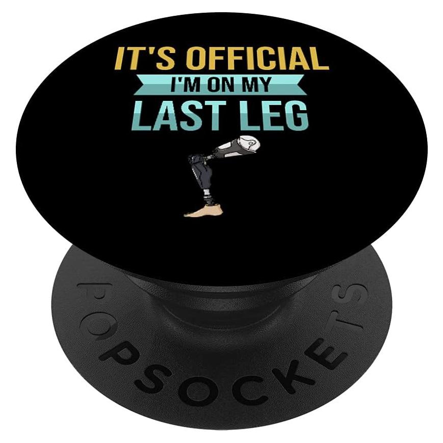 PopSockets Pierna Prótese Intercambiable Negro 13.6g