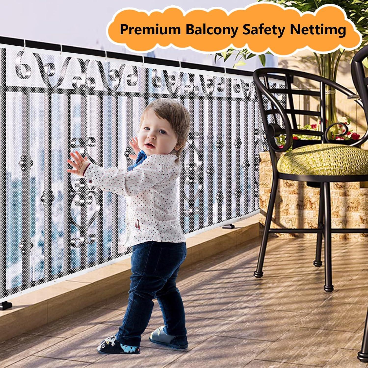 Red de Seguridad para Barandilla Sur a Este 3.05x0.91m Blanca