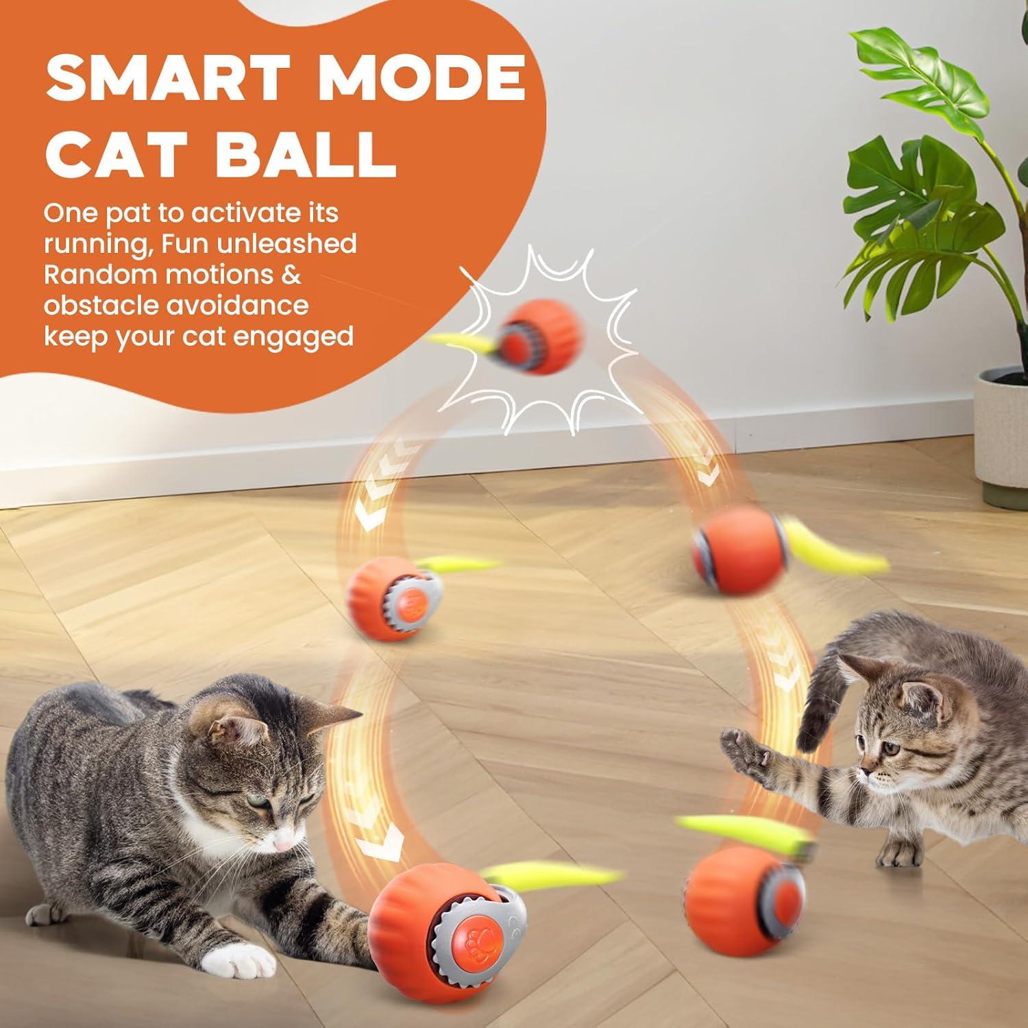 Juguete Interactivo para Gatos PawsomeFinds Y-805 Recargable