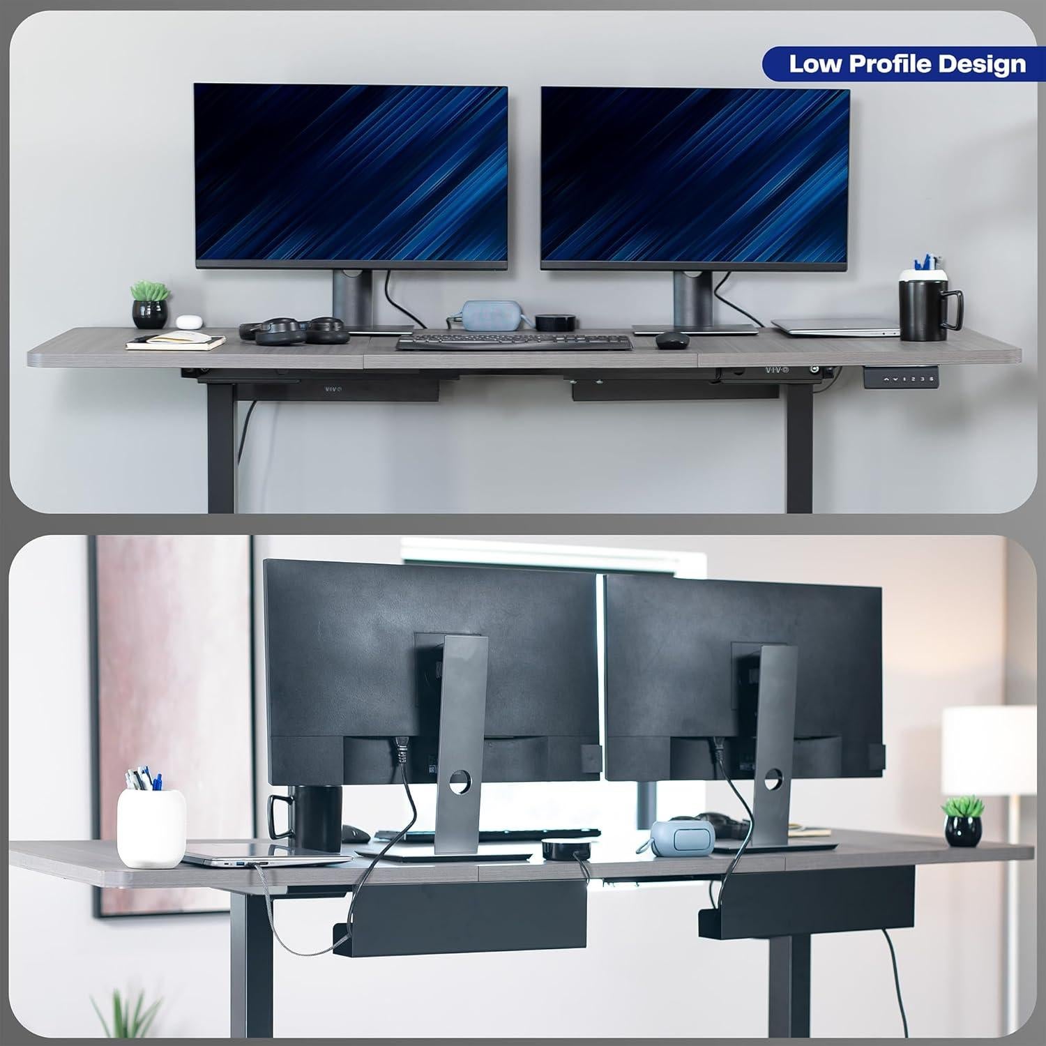 Bandejas de Gestión de Cables VIVO 41.9x7.6cm Paquete de 2