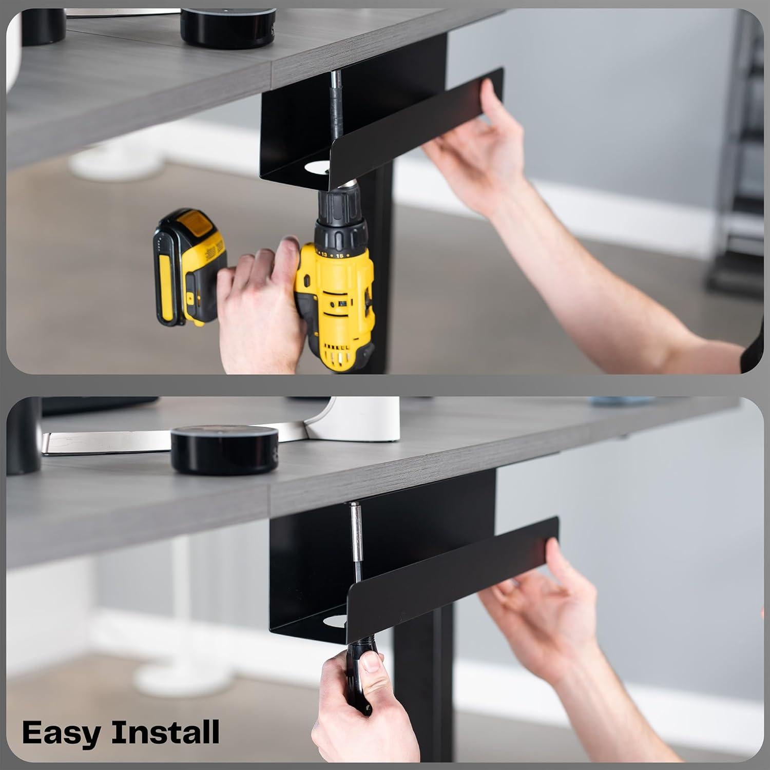 Bandejas de Gestión de Cables VIVO 41.9x7.6cm Paquete de 2