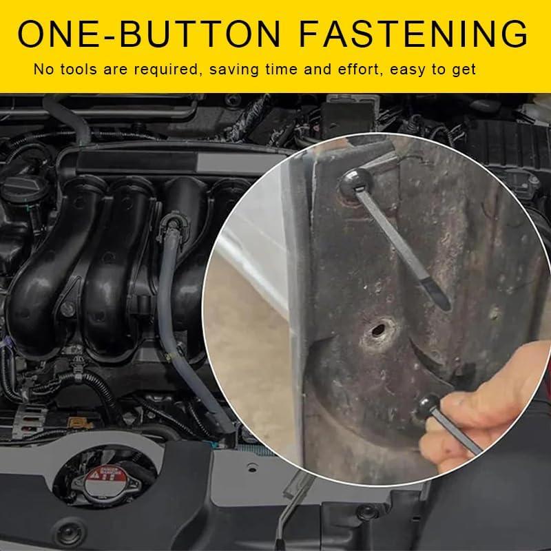 50 Hebillas de Cable de Nylon Genérico para Reparaciones Automotrices