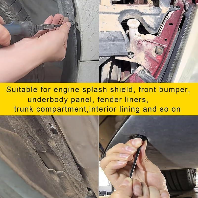 50 Hebillas de Cable de Nylon Genérico para Reparaciones Automotrices