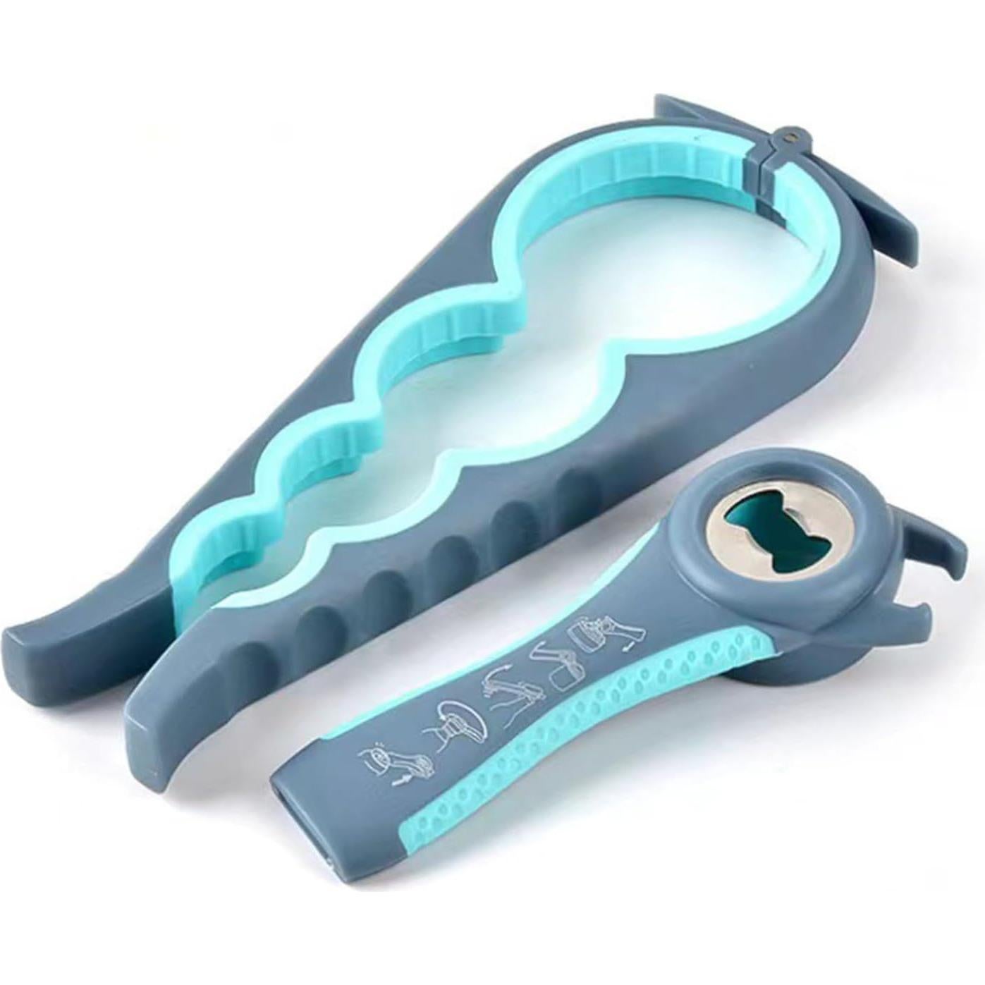 Abrebotellas 5 en 1 Amroicus para Personas Mayores - Azul