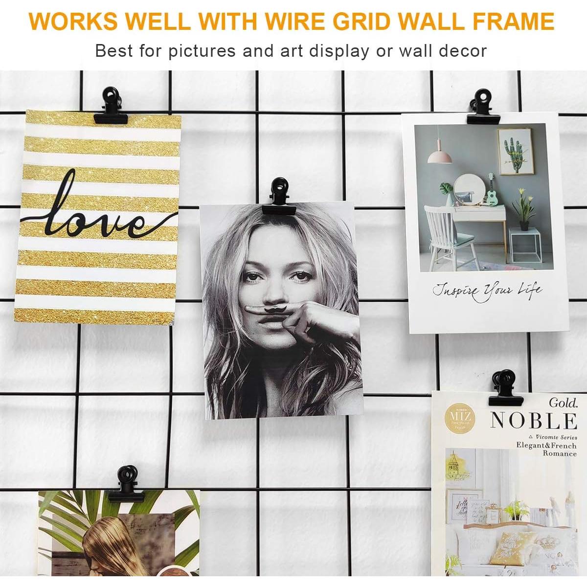 Clips de Metal Coideal Negros 22mm - Paquete de 30 Mini Clips