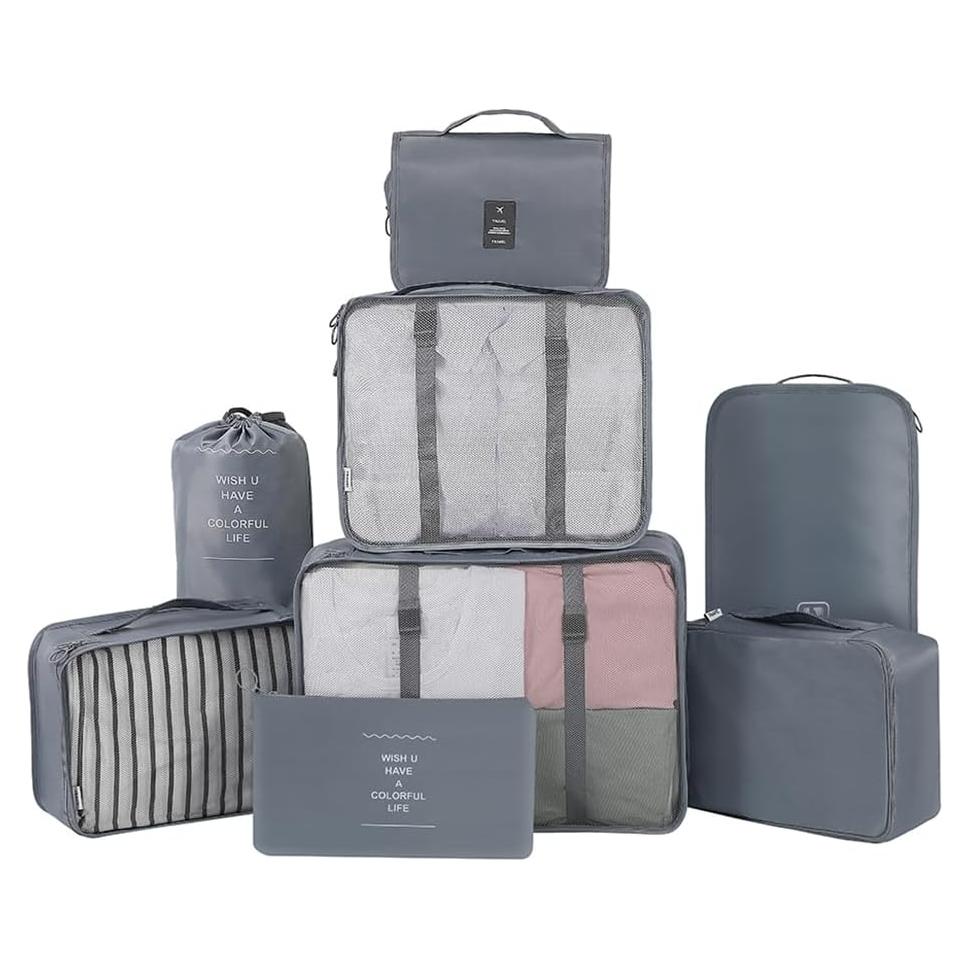 Belsmi 8 Piezas Cubos de Empaque y Bolsa para Zapatos