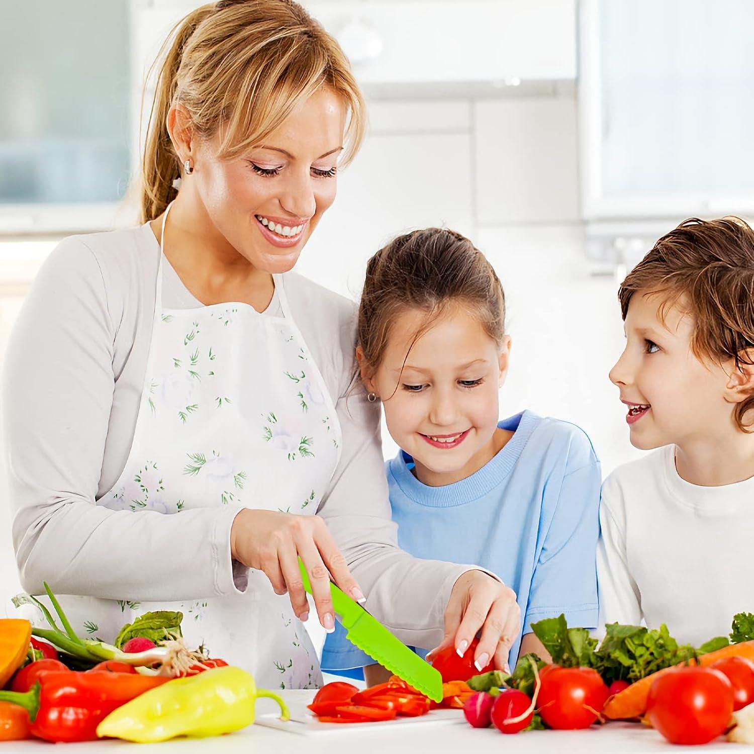 Juego de Cuchillos de Madera para Niños WAYDA - 8 Piezas