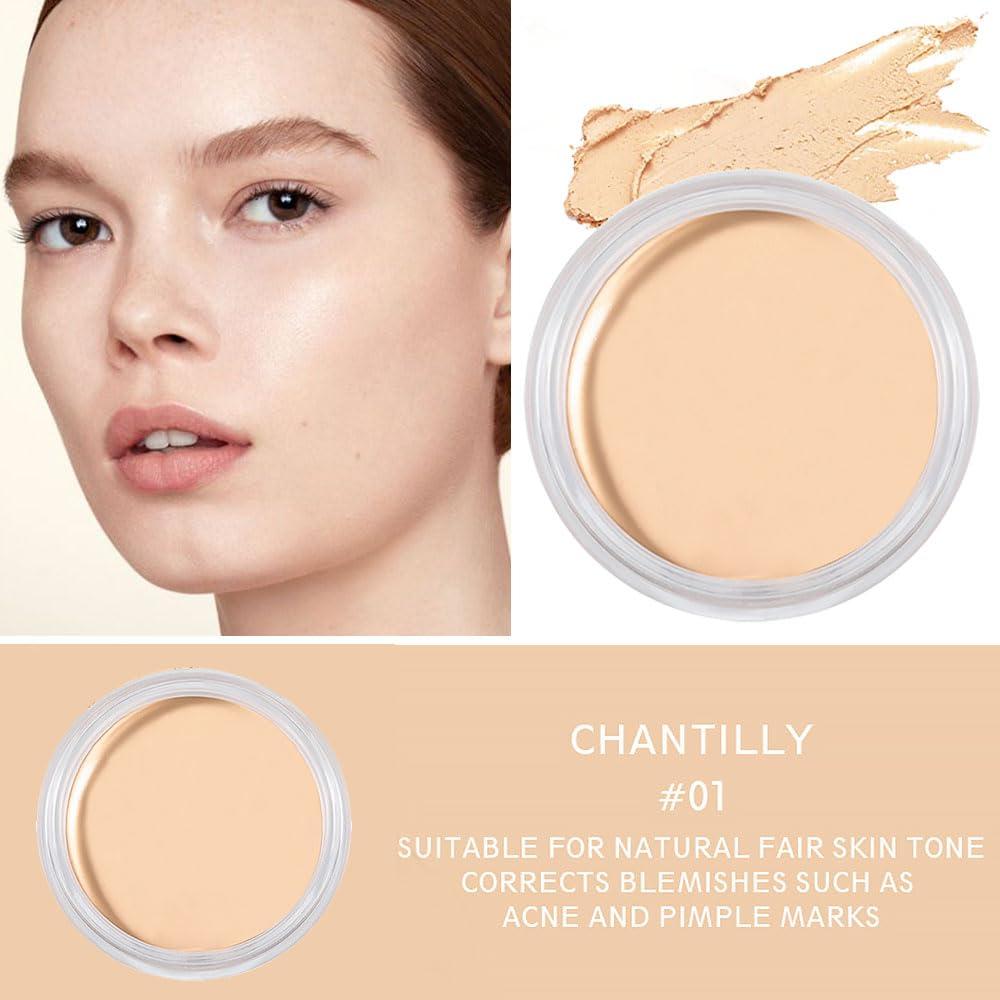 Corrector de Ojeras Kaely Cream Pot 7.87g Color 01 Chantilly
