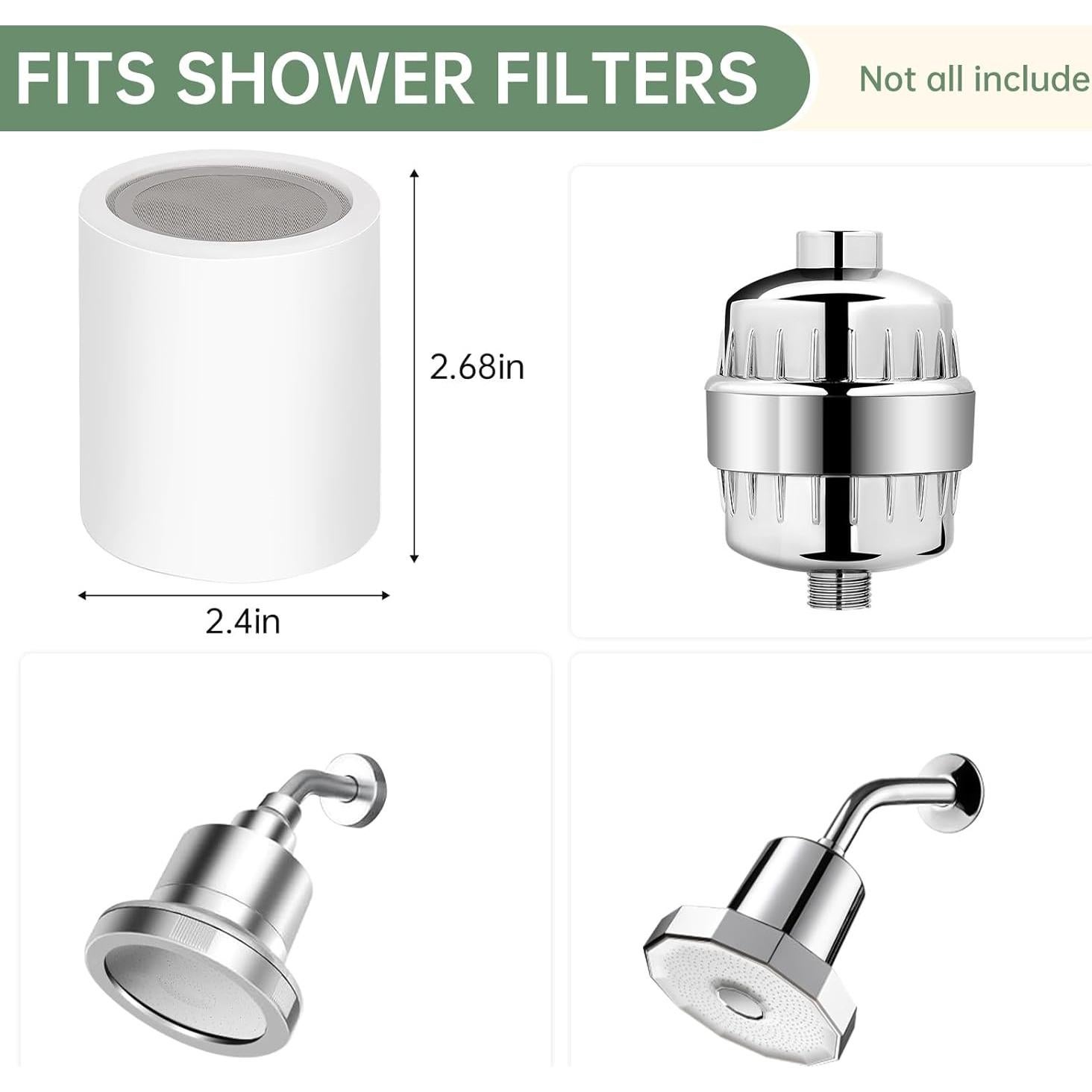 Cartucho Filtro Ducha GINOOJY 20 Etapas Paquete de 4