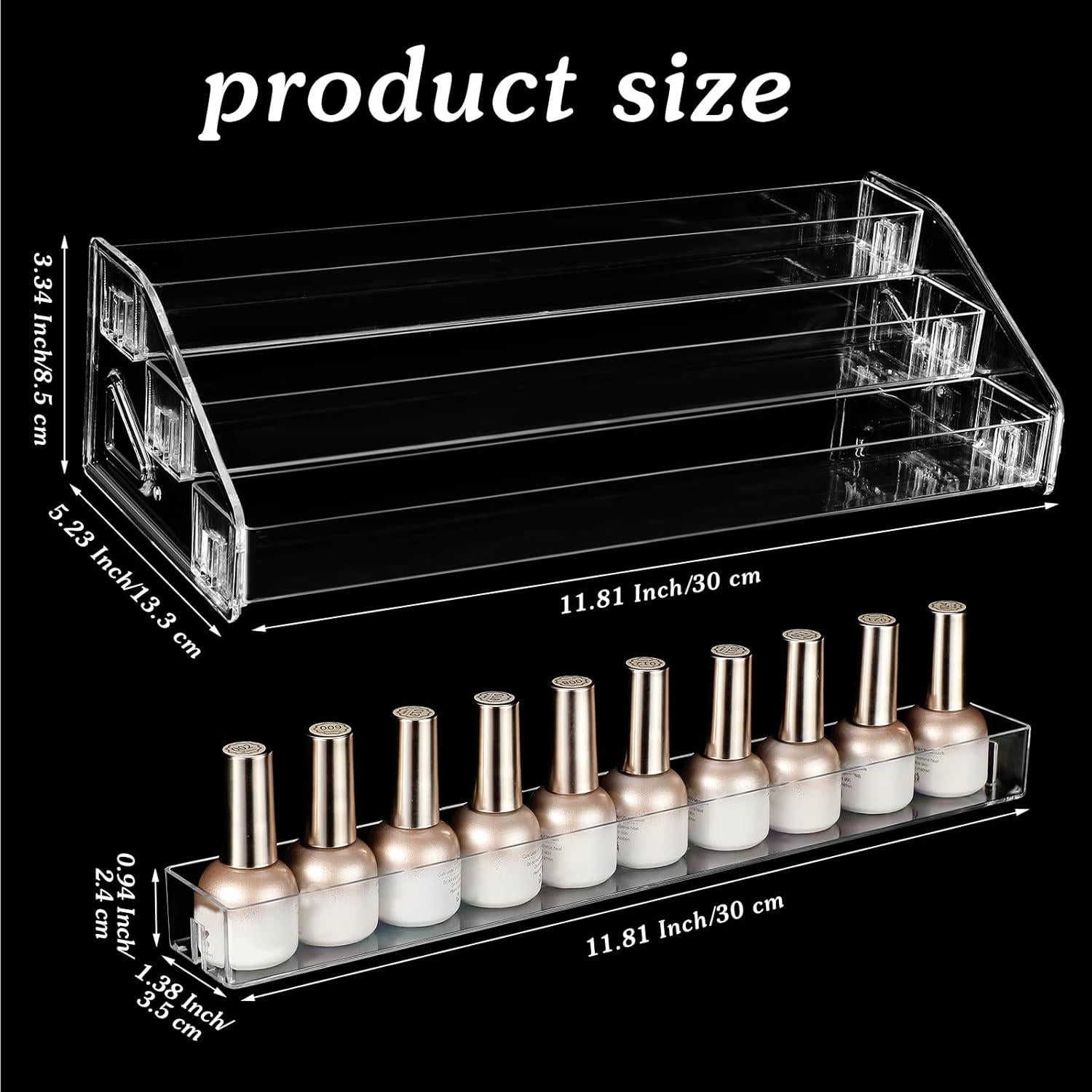 Organizador Acrílico Jetec para Gafas y Cosméticos - 2 Pcs